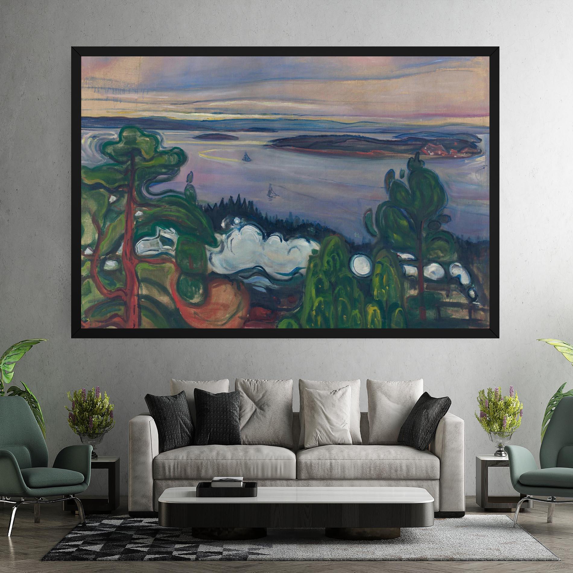 Vászonkép Train Smoke mockup 7