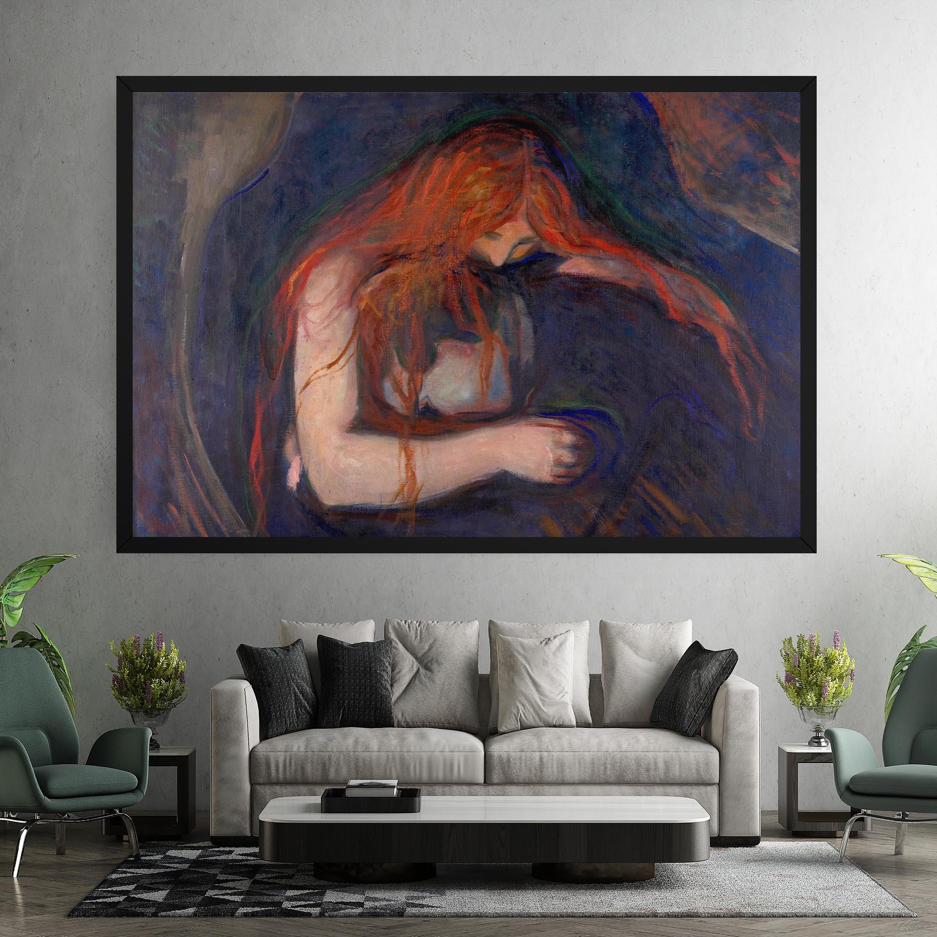 Vászonkép Vampire mockup 7