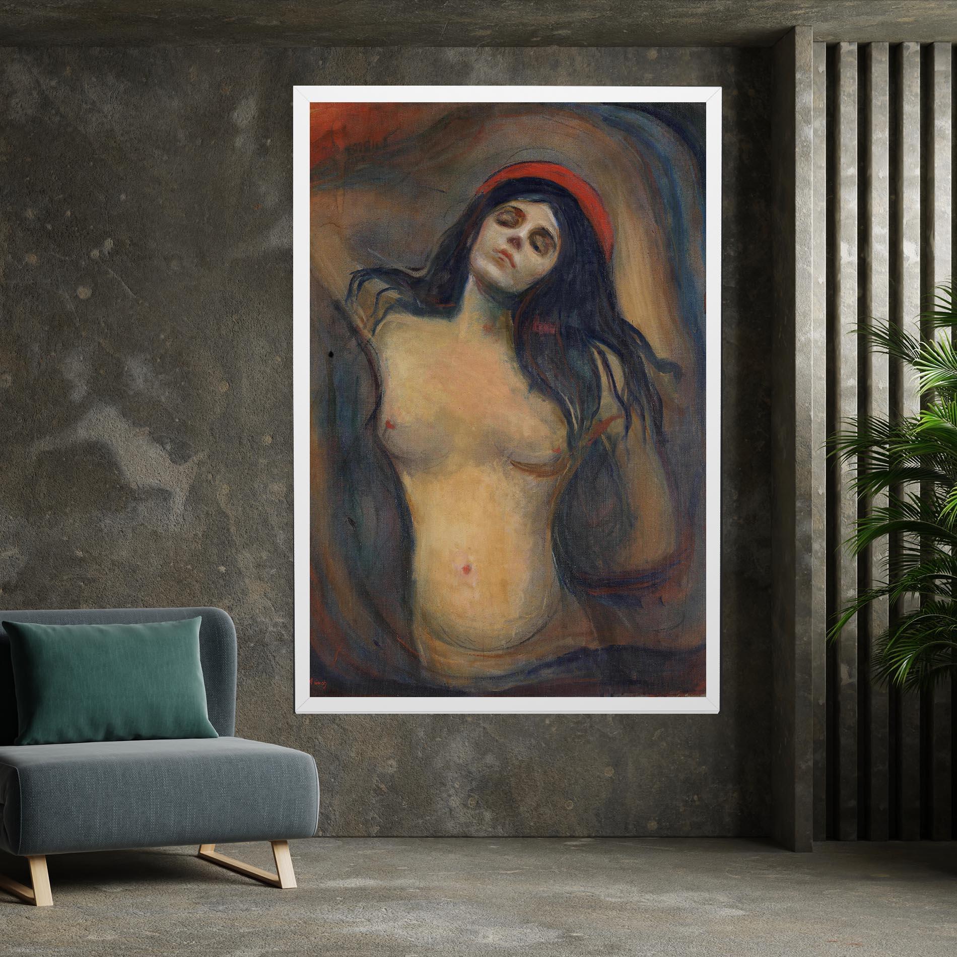 Vászonkép Madonna Oil Painting mockup 7