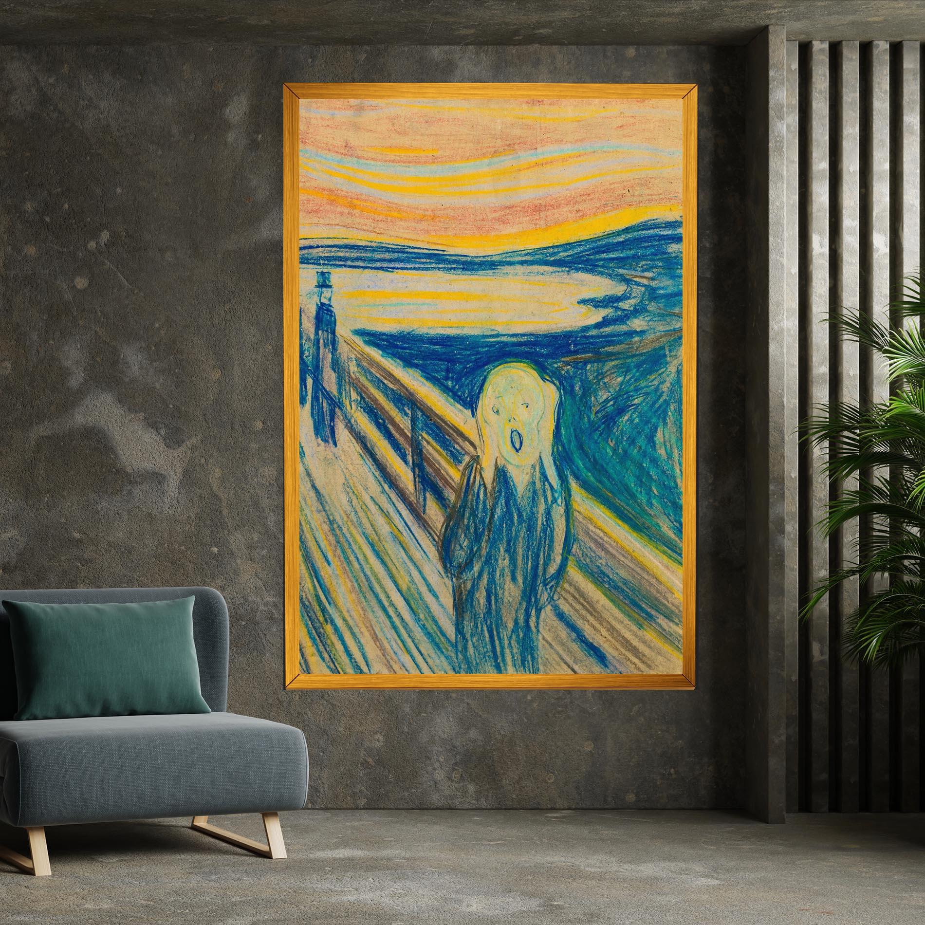 Vászonkép Skrik_1893 mockup 7