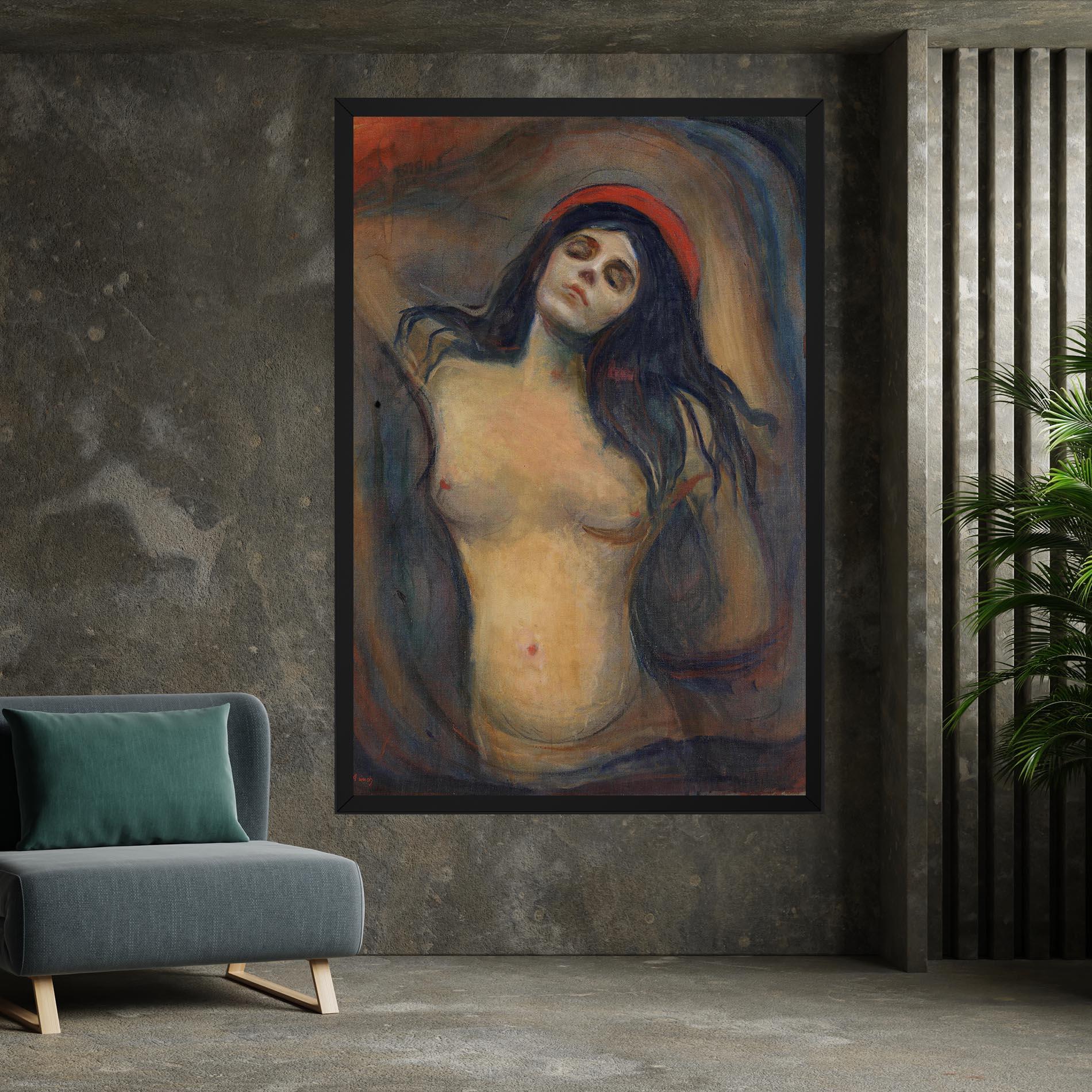 Vászonkép Madonna Oil Painting mockup 7