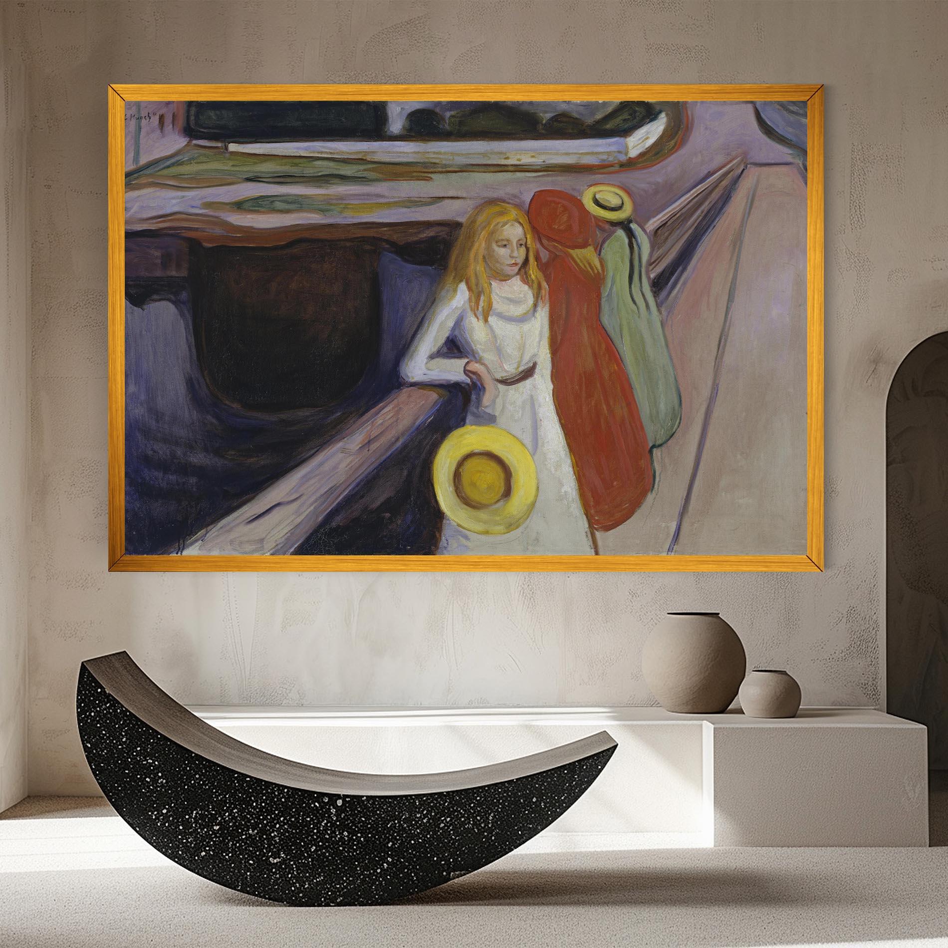 Vászonkép Bridge Girls mockup 8