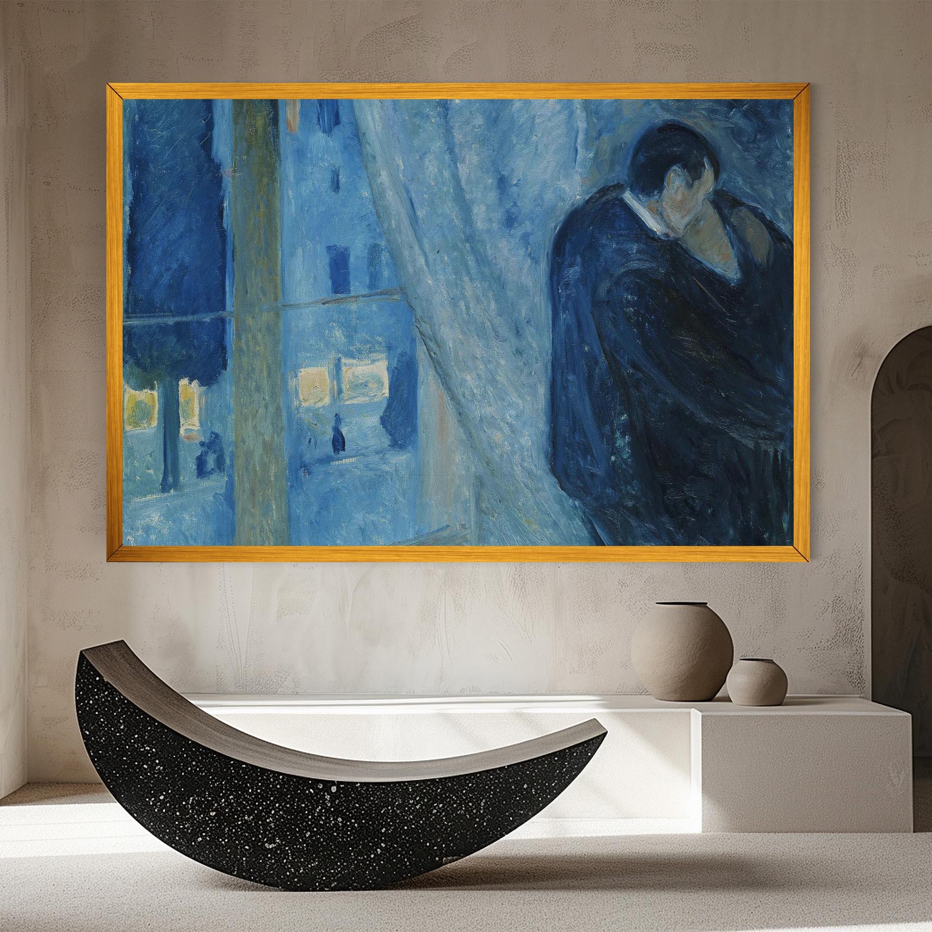 Vászonkép Kiss By The Window mockup 8