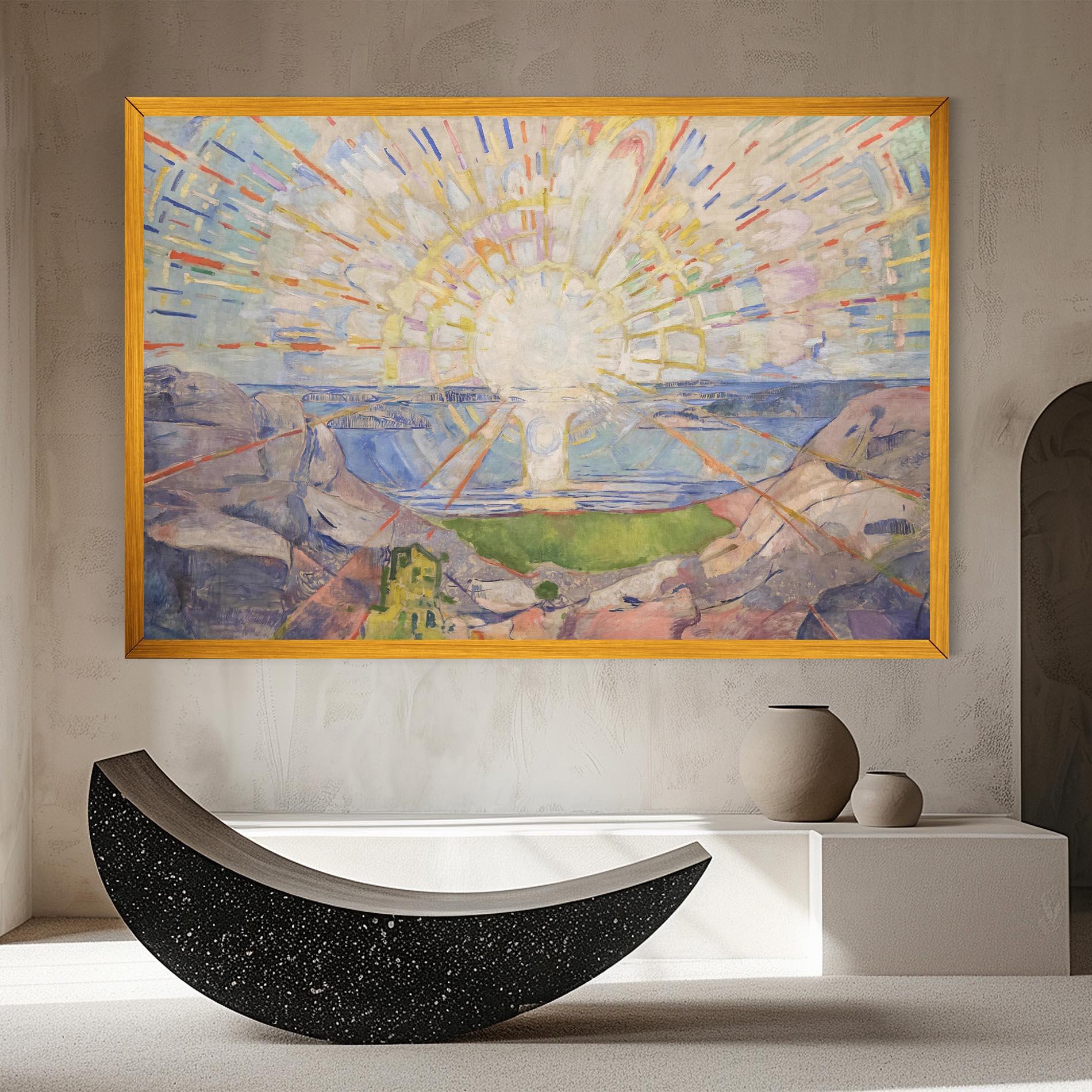 Vászonkép The Sun mockup 8