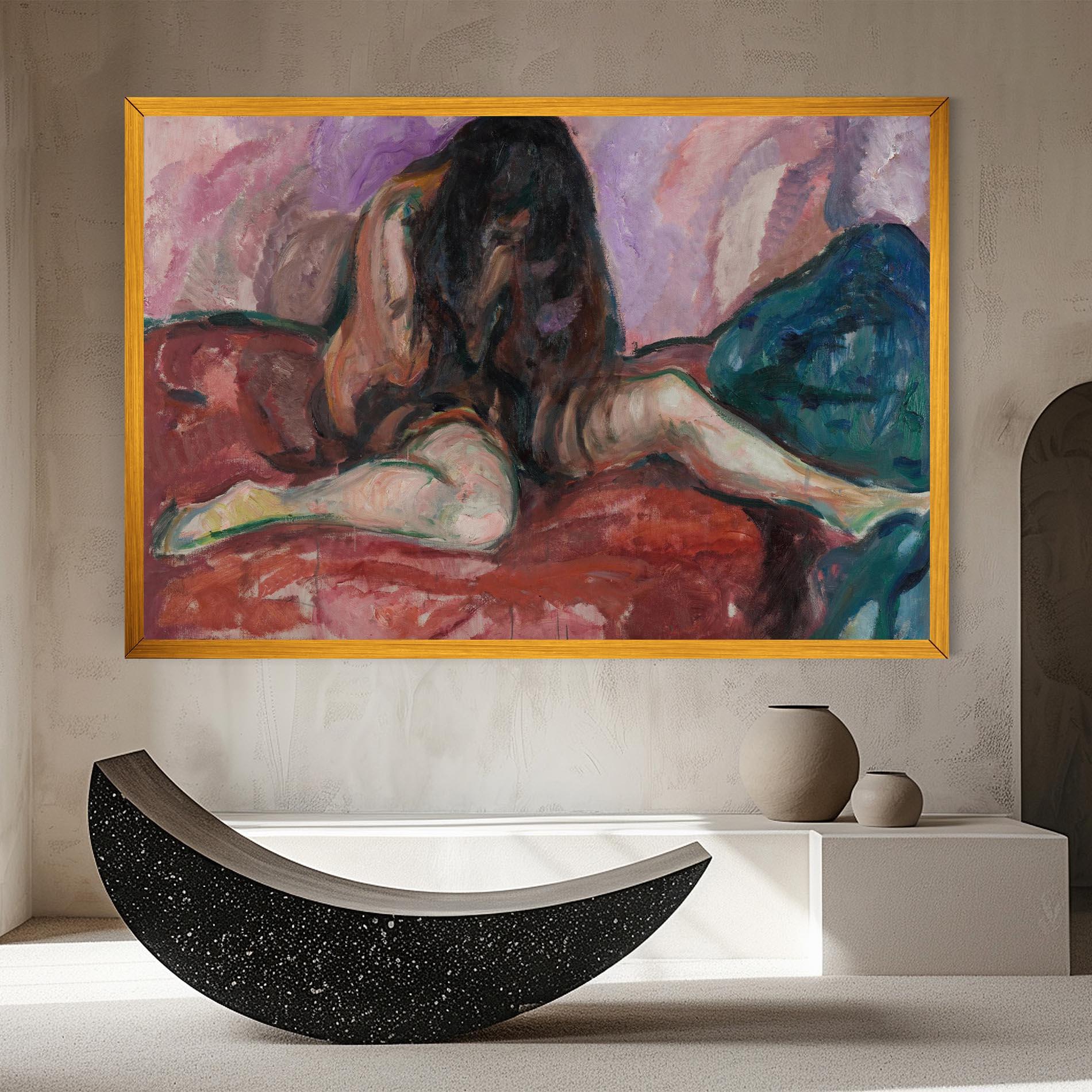 Vászonkép Weeping Nude mockup 8