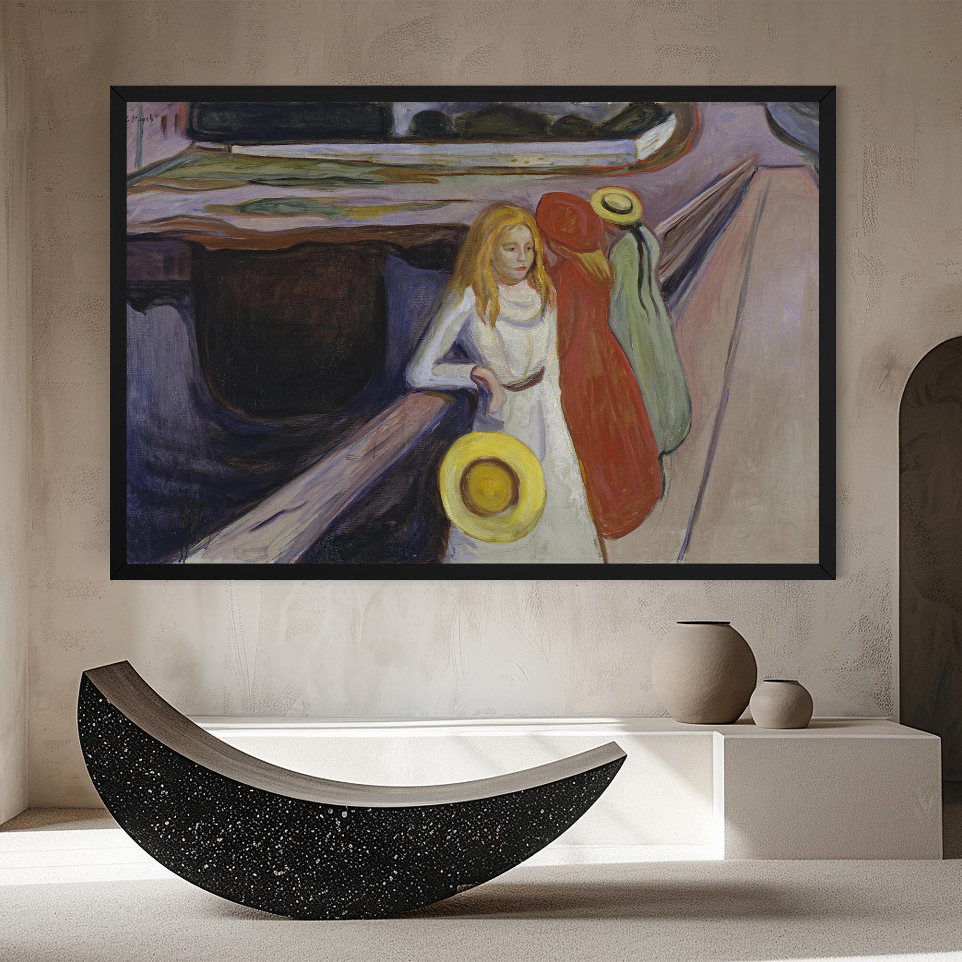 Vászonkép Bridge Girls mockup 8