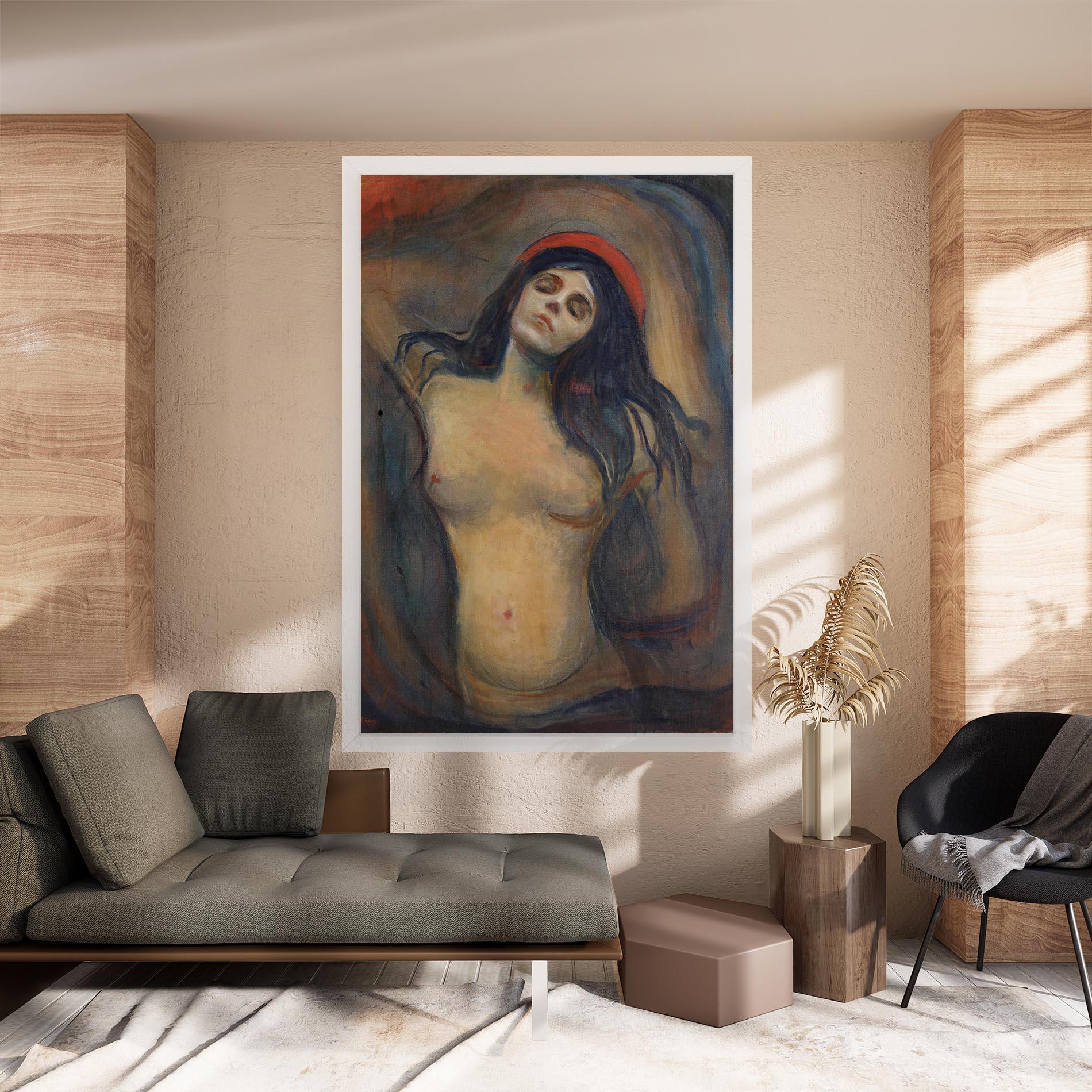 Vászonkép Madonna Oil Painting mockup 8