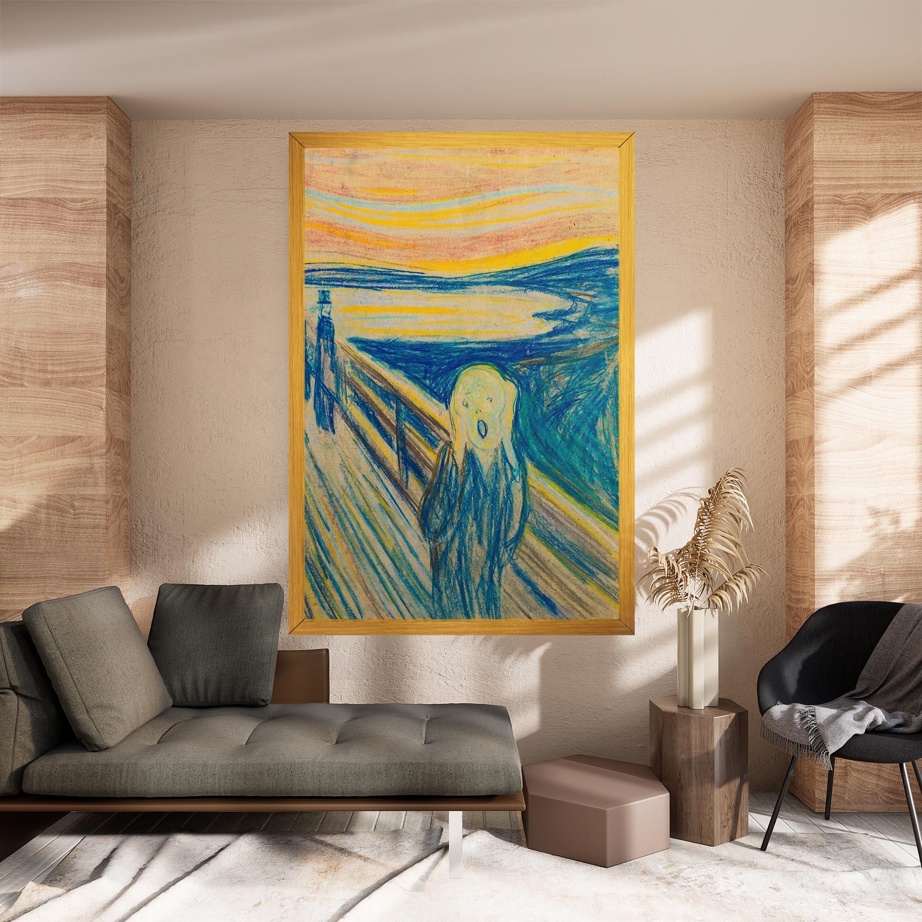 Vászonkép Skrik_1893 mockup 8