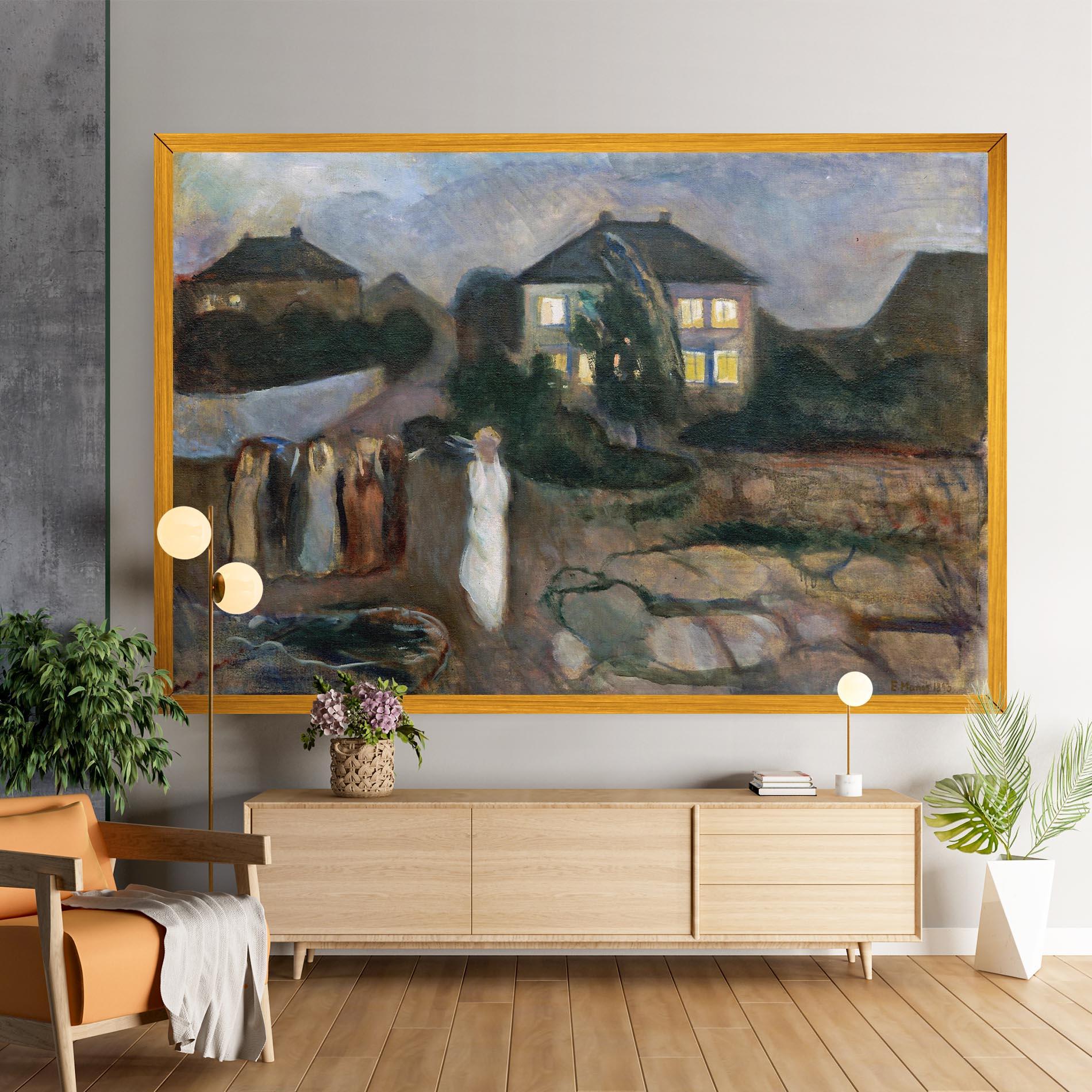 Vászonkép The Storm mockup 9