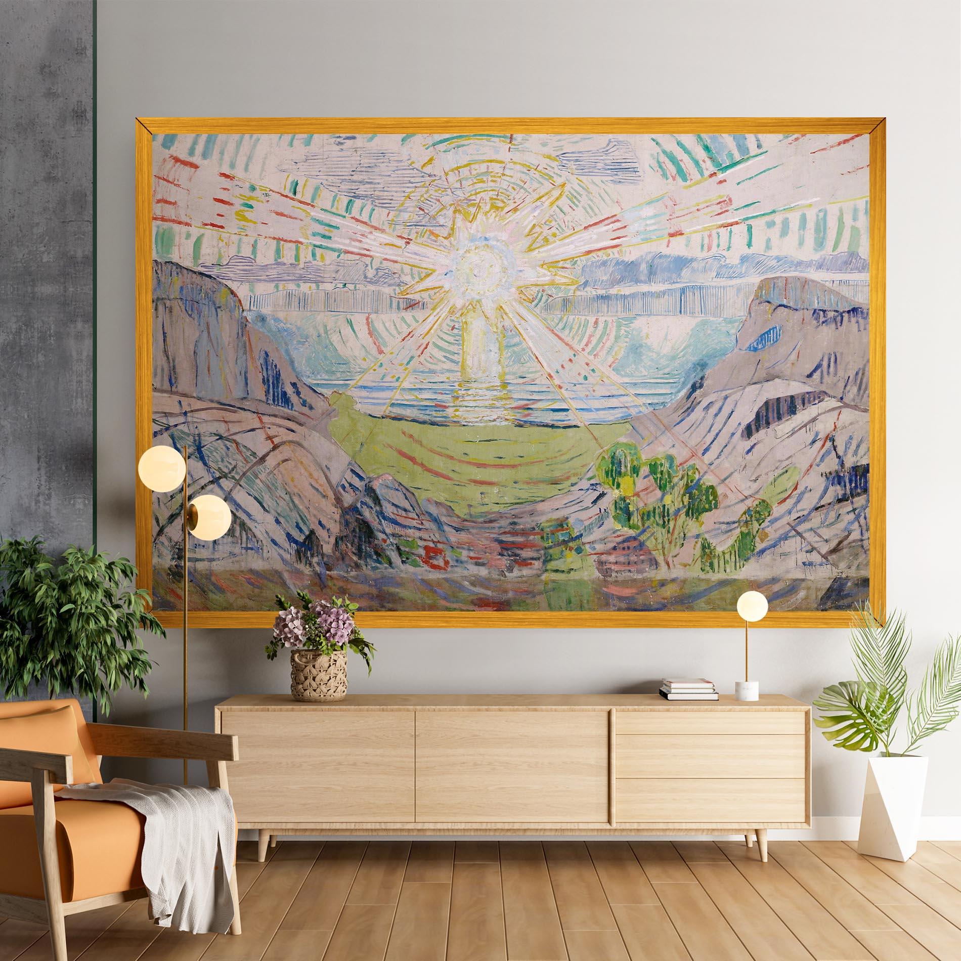 Vászonkép The Sun Art mockup 9