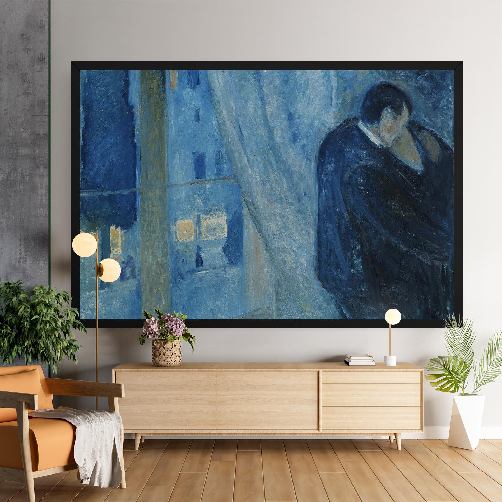 Vászonkép Kiss By The Window mockup 9