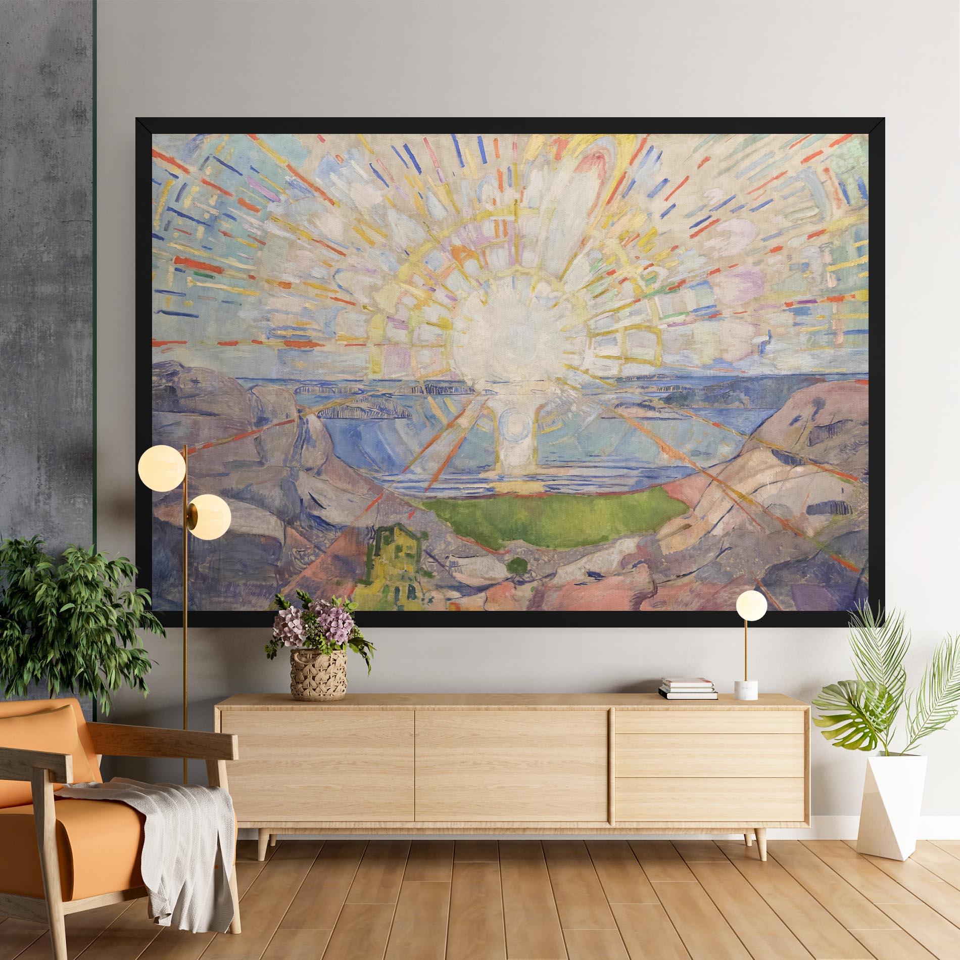 Vászonkép The Sun mockup 9