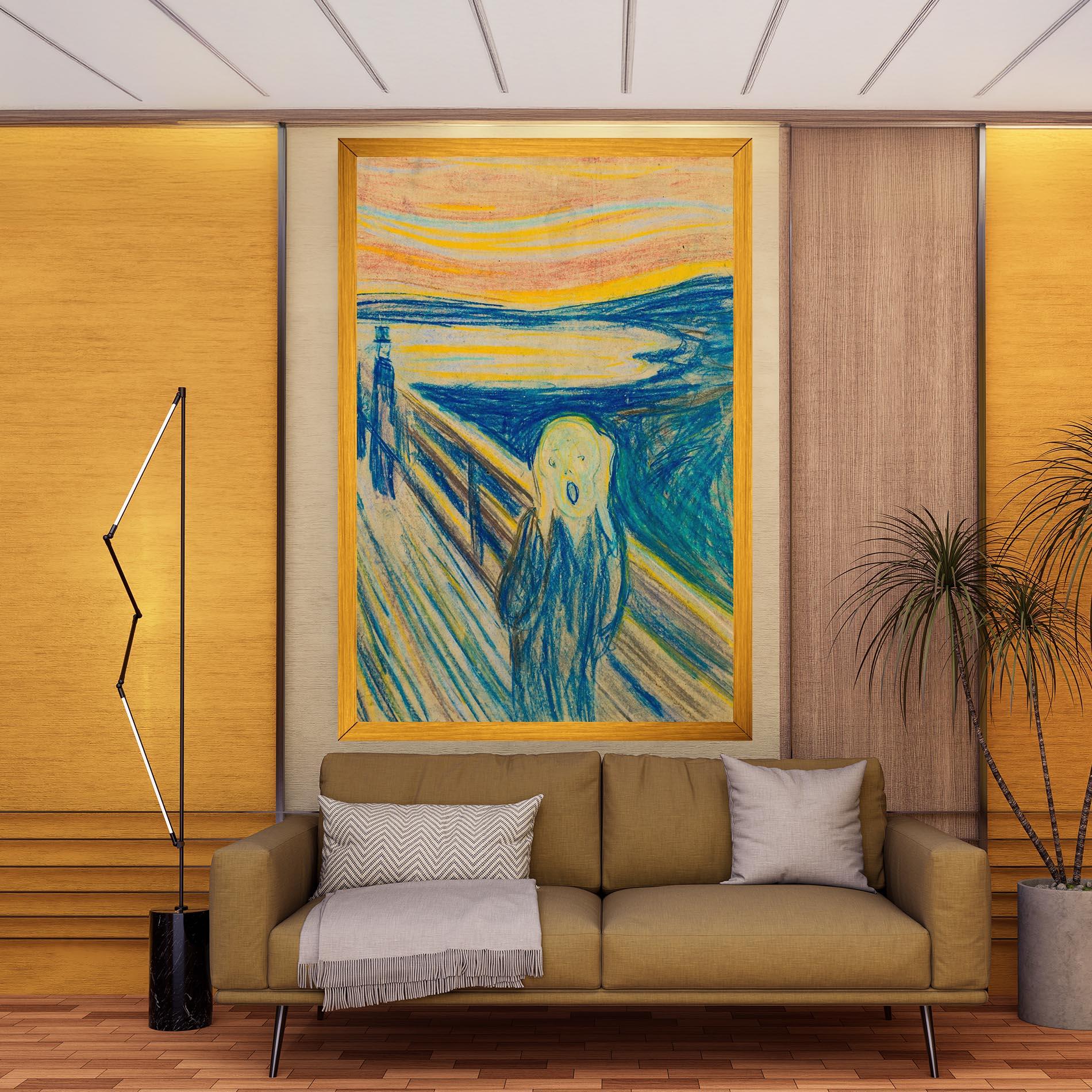 Vászonkép Skrik_1893 mockup 9