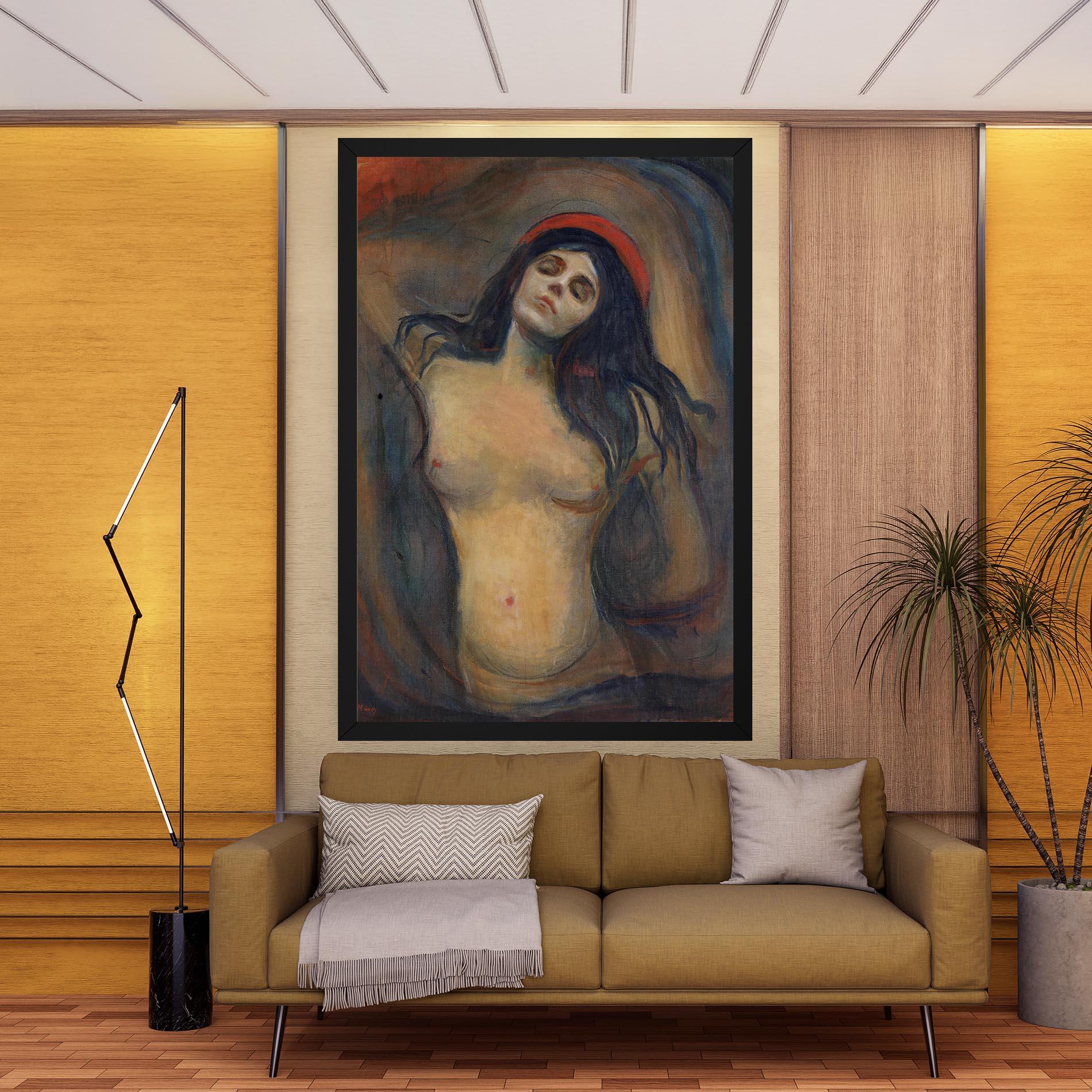 Vászonkép Madonna Oil Painting mockup 9