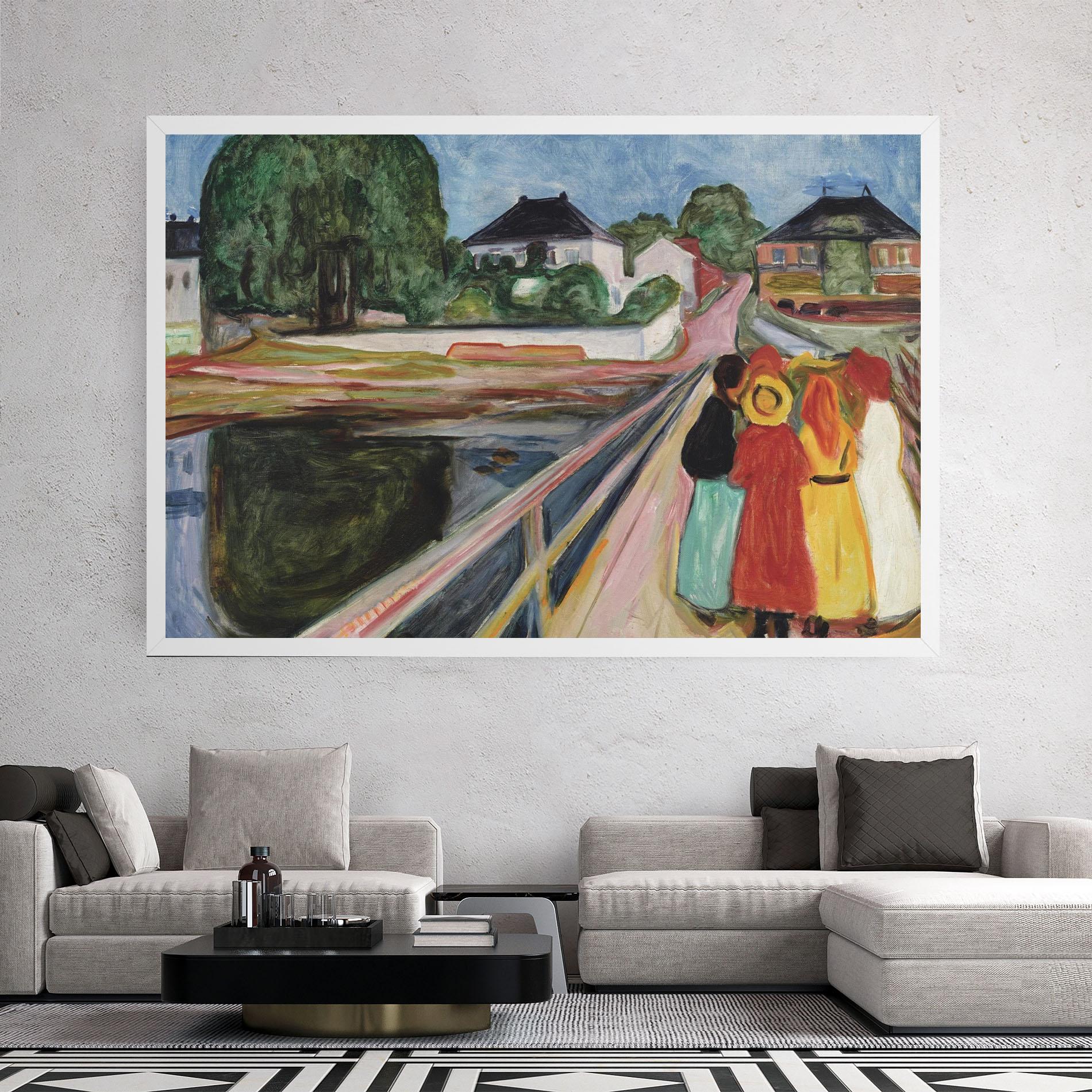 Vászonkép Pikene Pa Broen mockup 2