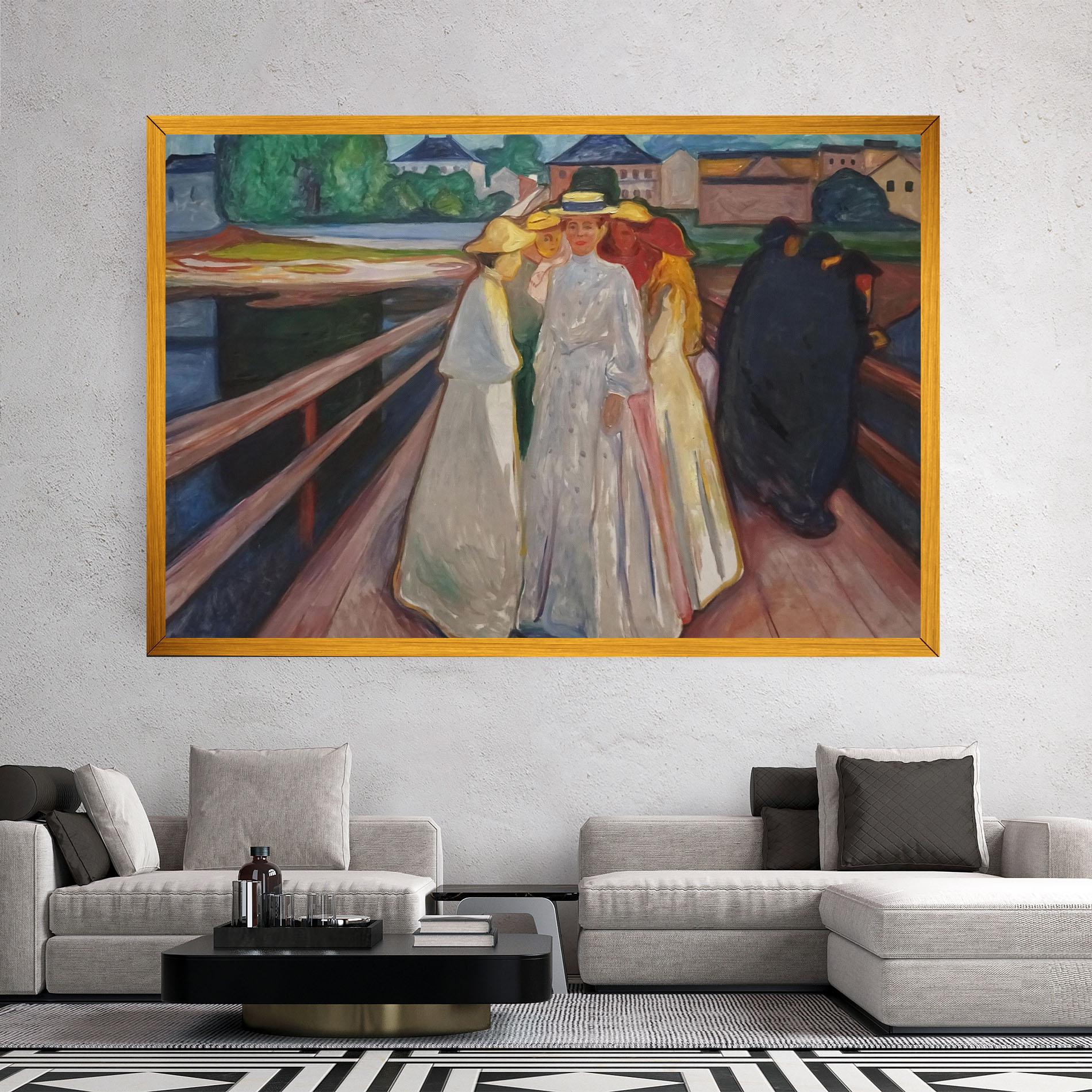 Vászonkép Munch Art mockup 2