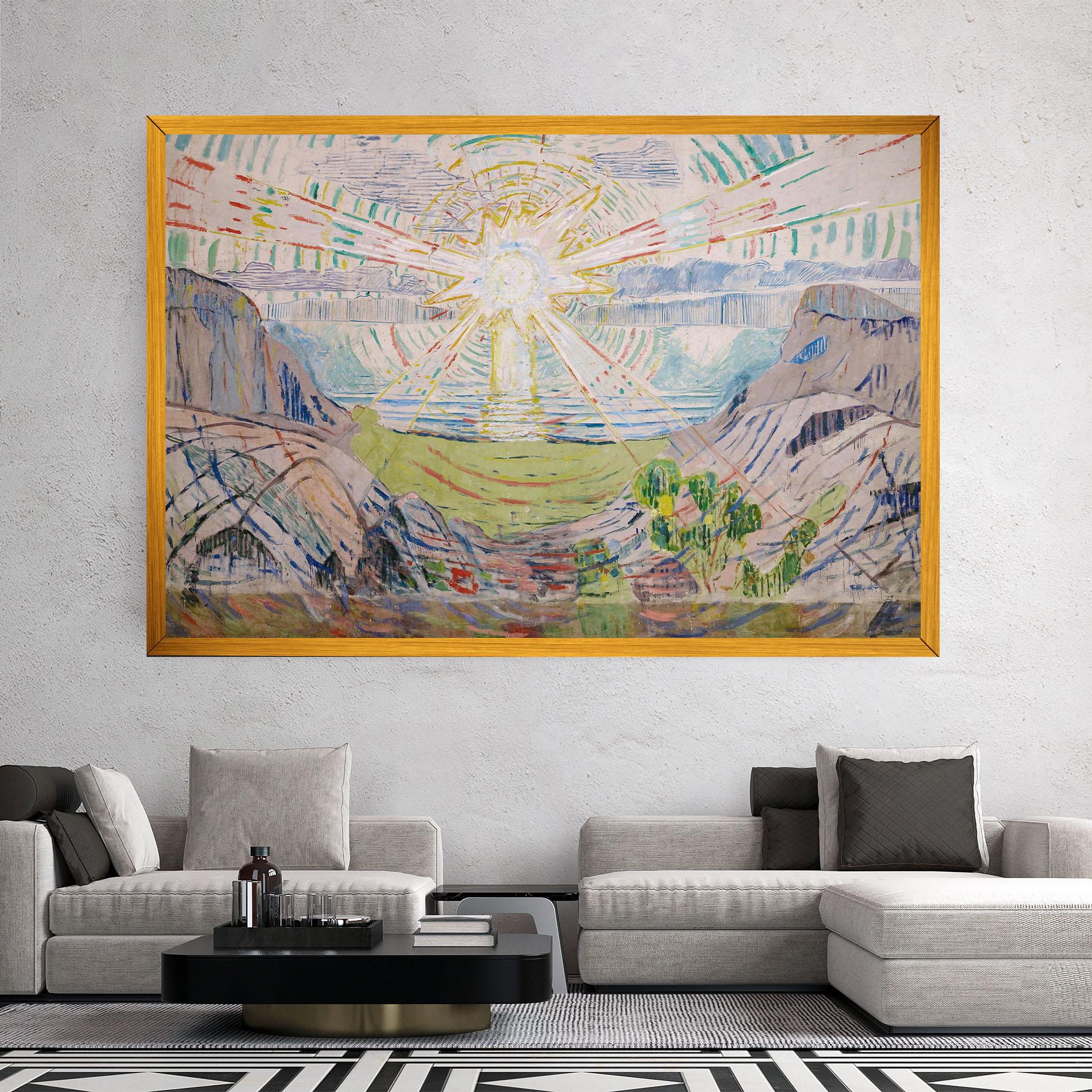 Vászonkép The Sun Art mockup 2