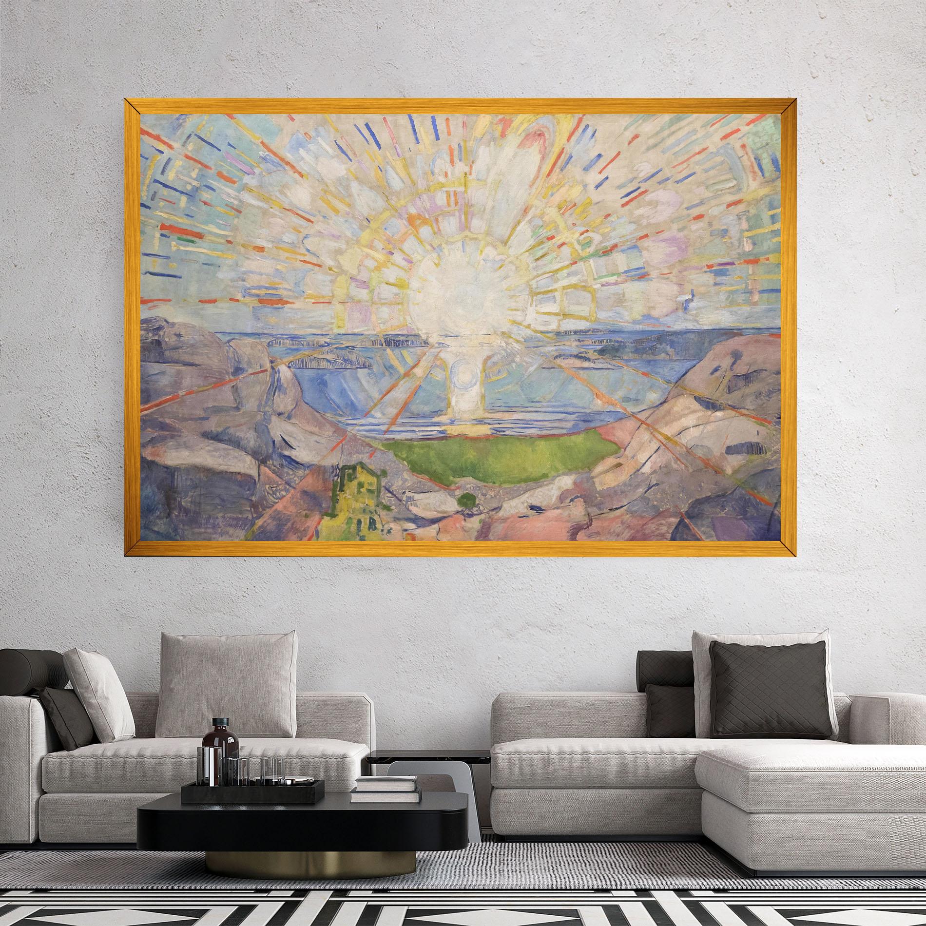 Vászonkép The Sun mockup 2