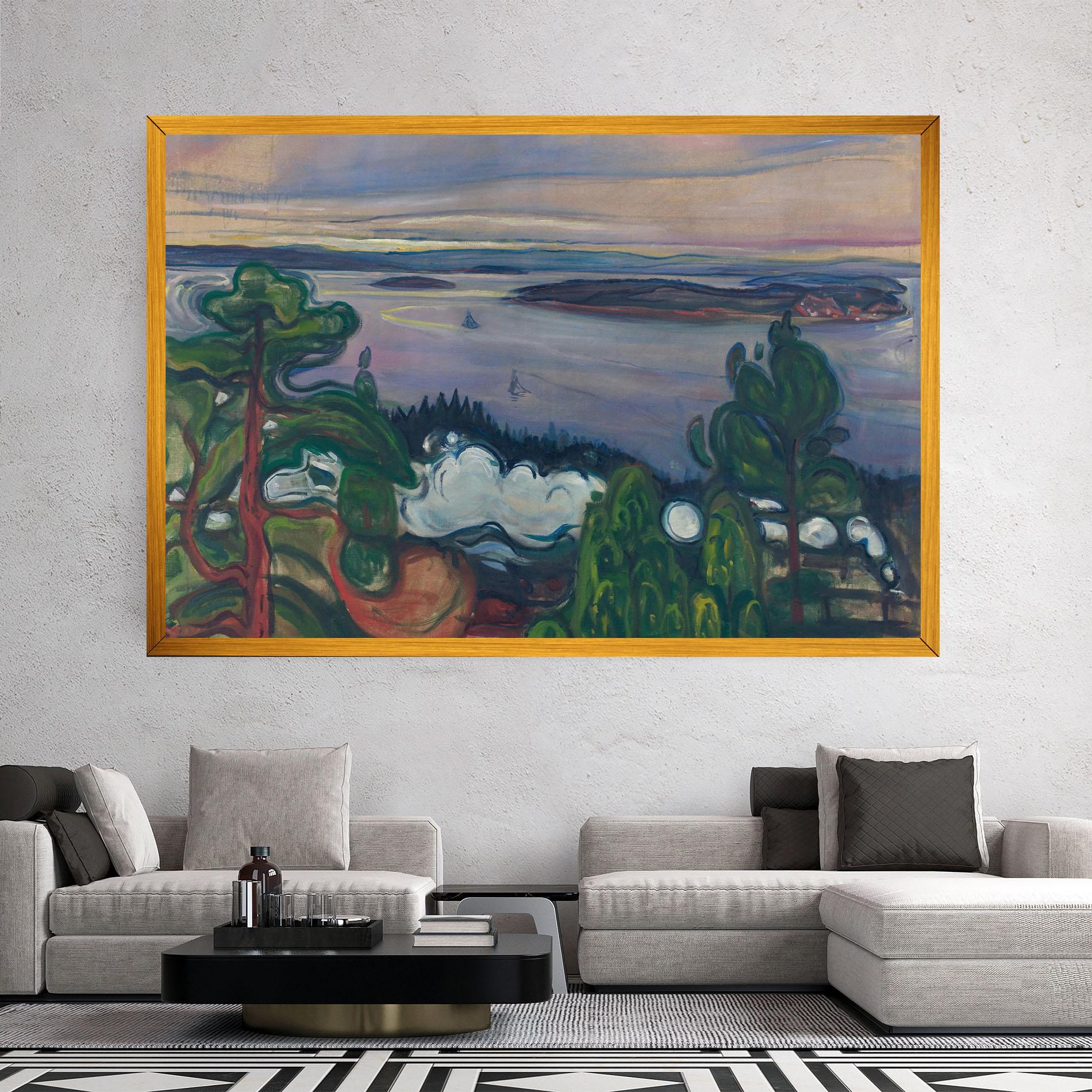 Vászonkép Train Smoke mockup 2