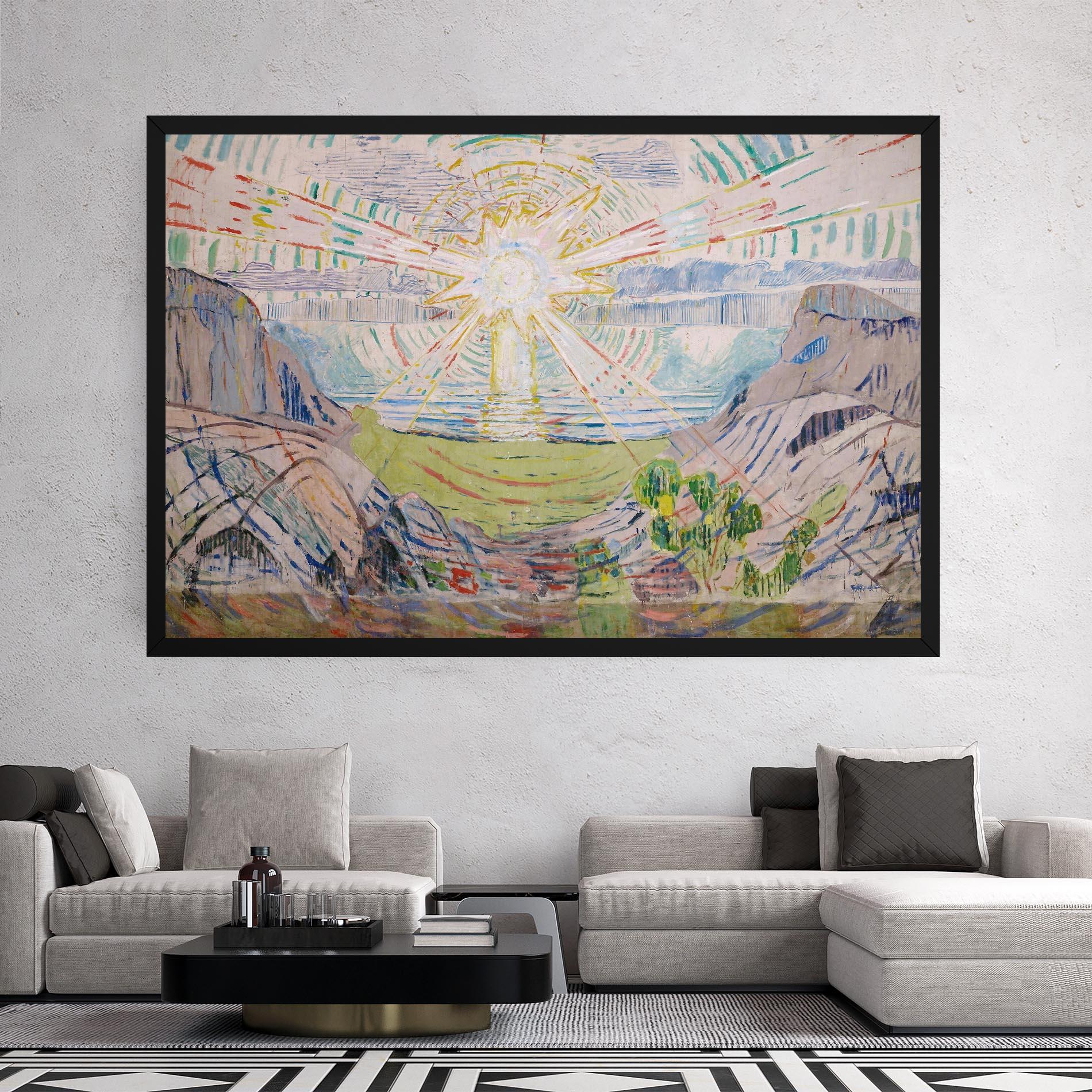 Vászonkép The Sun Art mockup 2