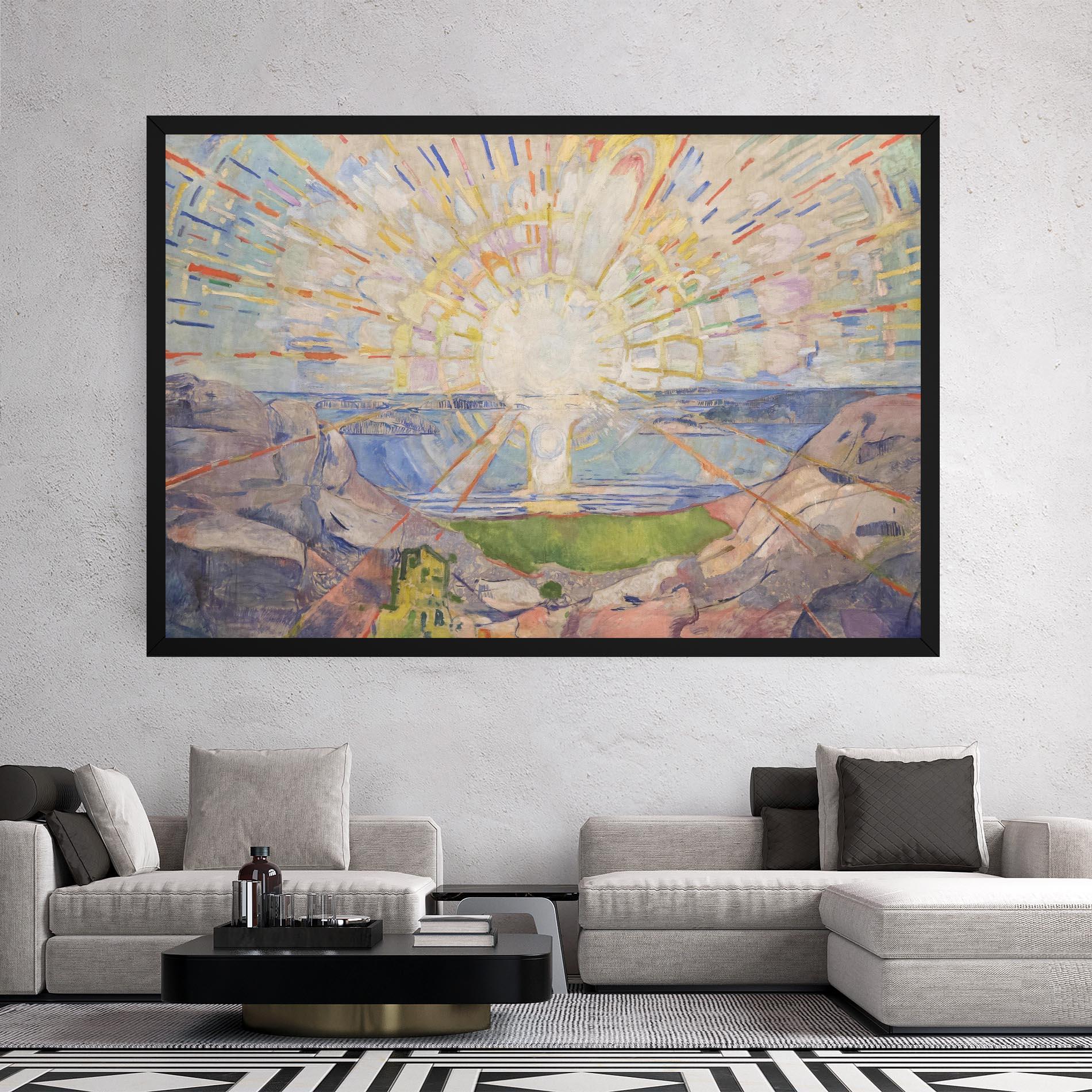 Vászonkép The Sun mockup 2