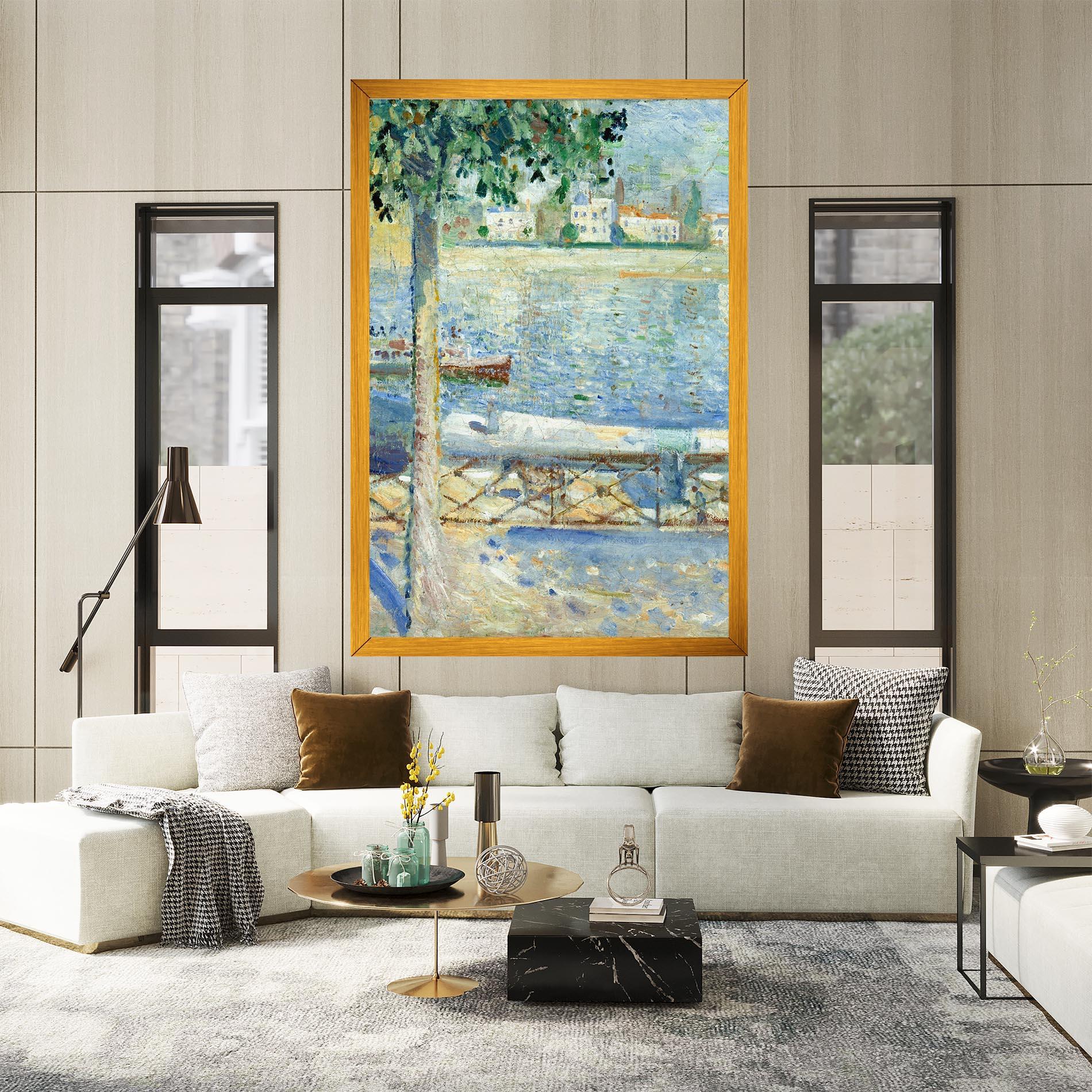 Vászonkép Seine At Saint mockup 2