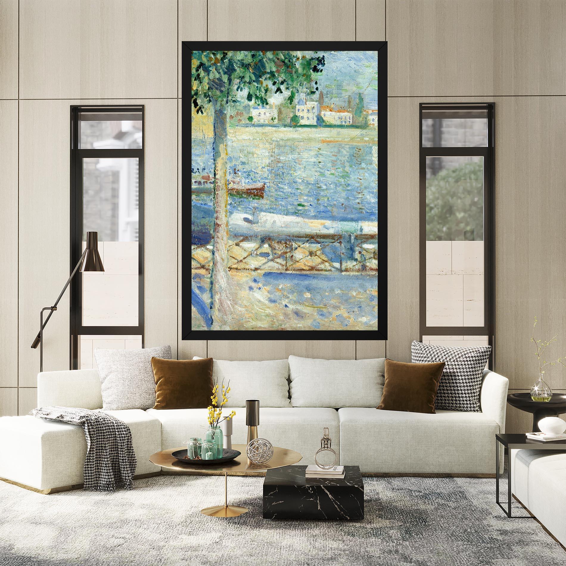 Vászonkép Seine At Saint mockup 2