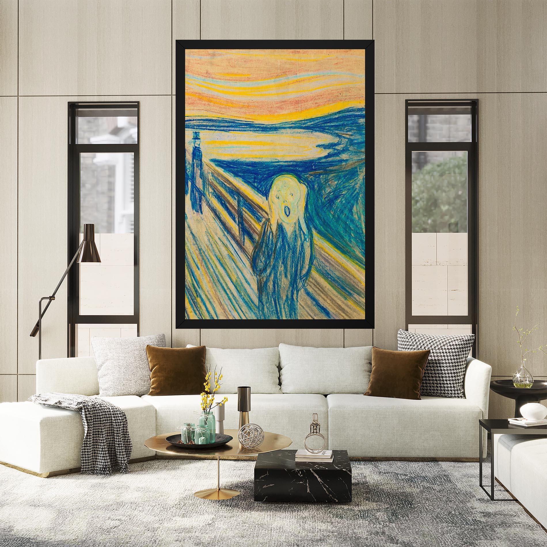 Vászonkép Skrik_1893 mockup 2