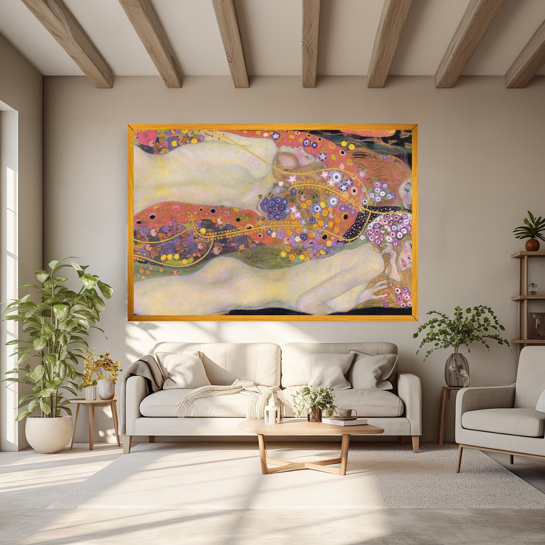 Vászonkép Water Serpents II mockup 6