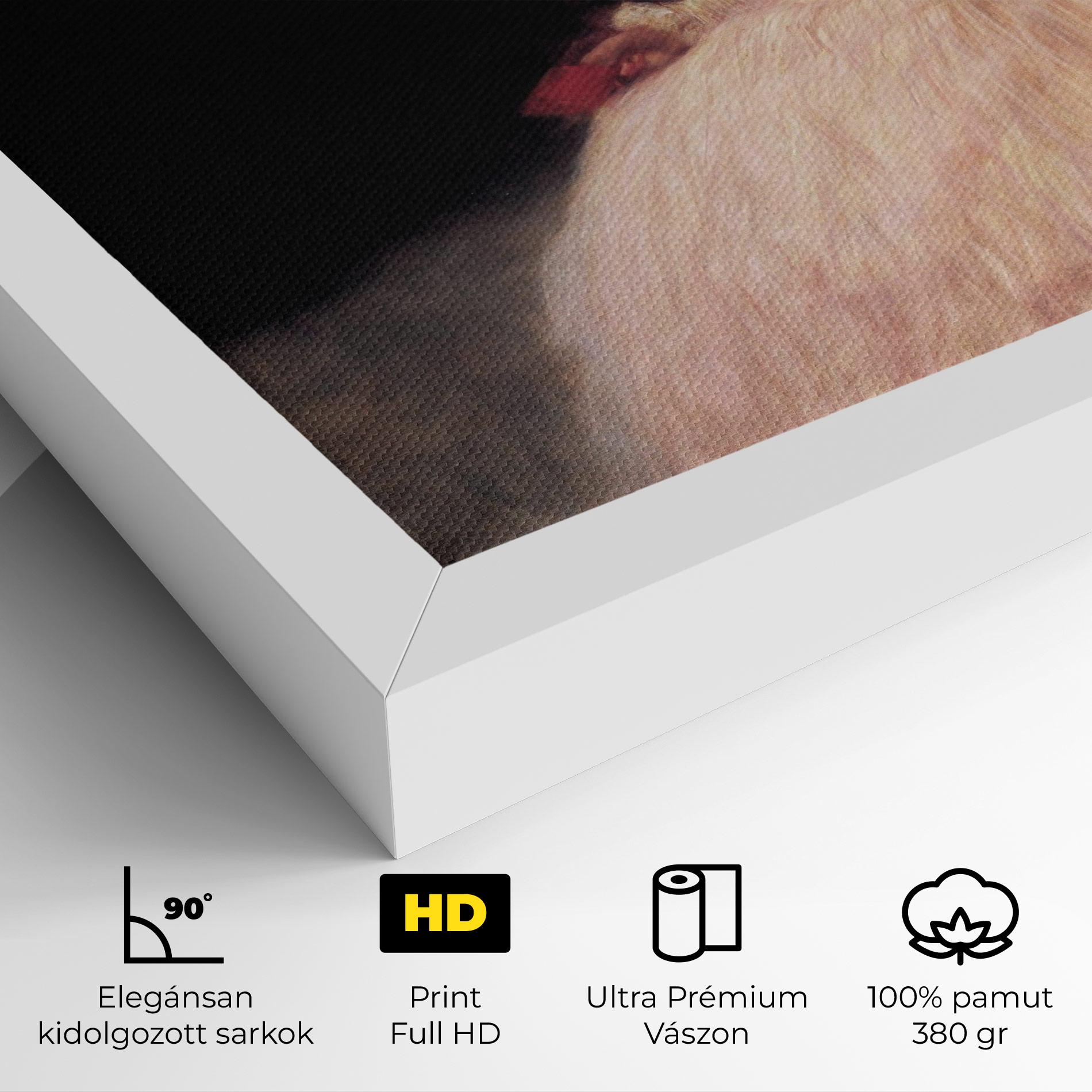 Vászonkép Gustav Klimt Pink Dress mockup 4