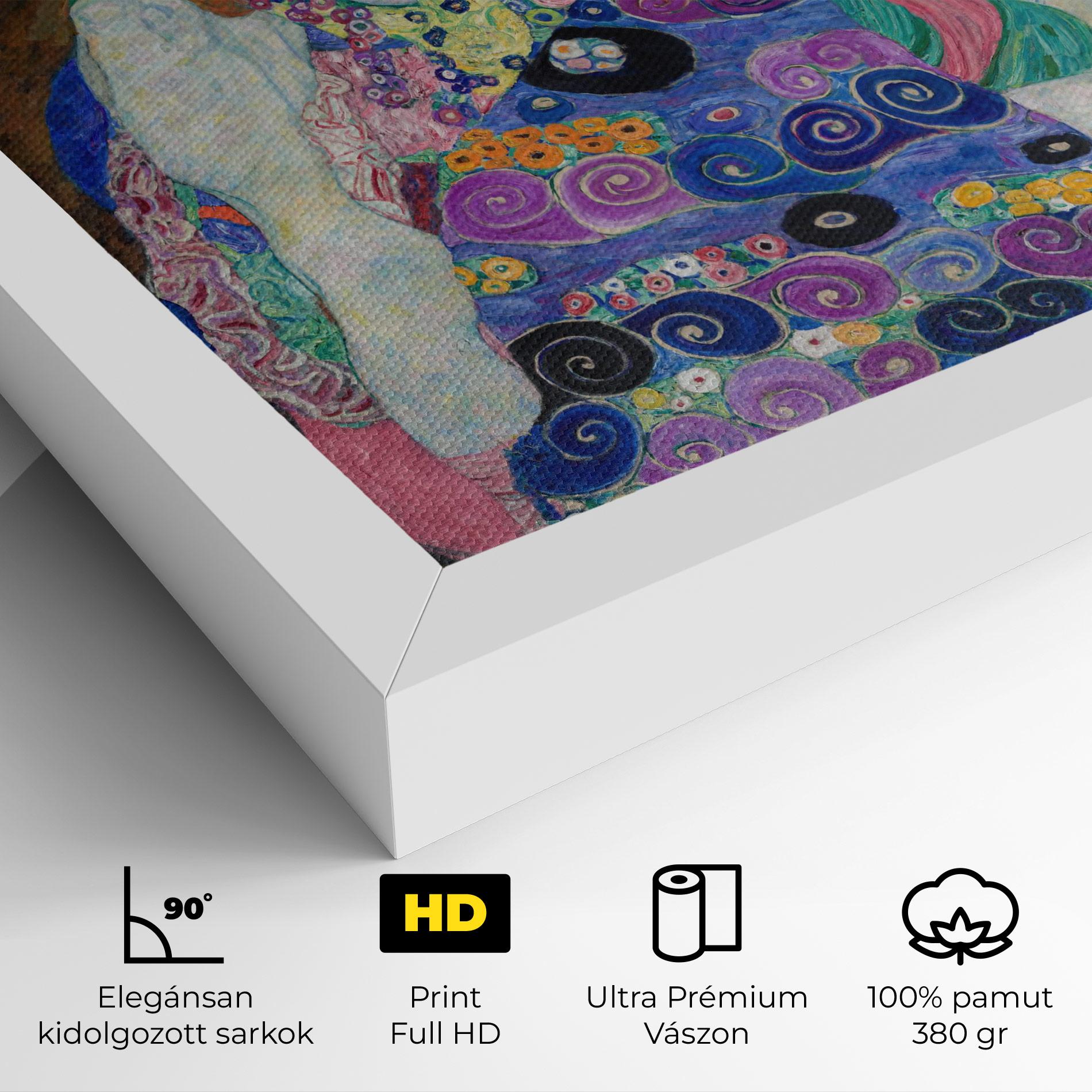 Vászonkép Klimt Die Jungfrau mockup 4