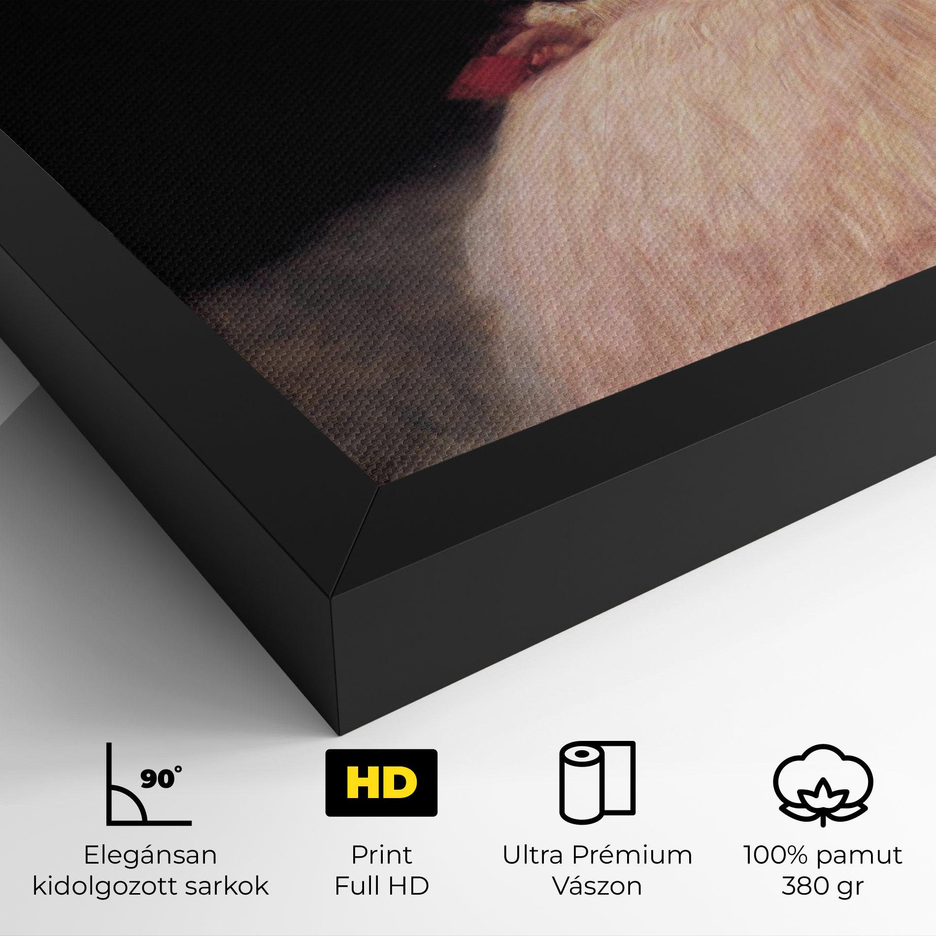 Vászonkép Gustav Klimt Pink Dress mockup 4