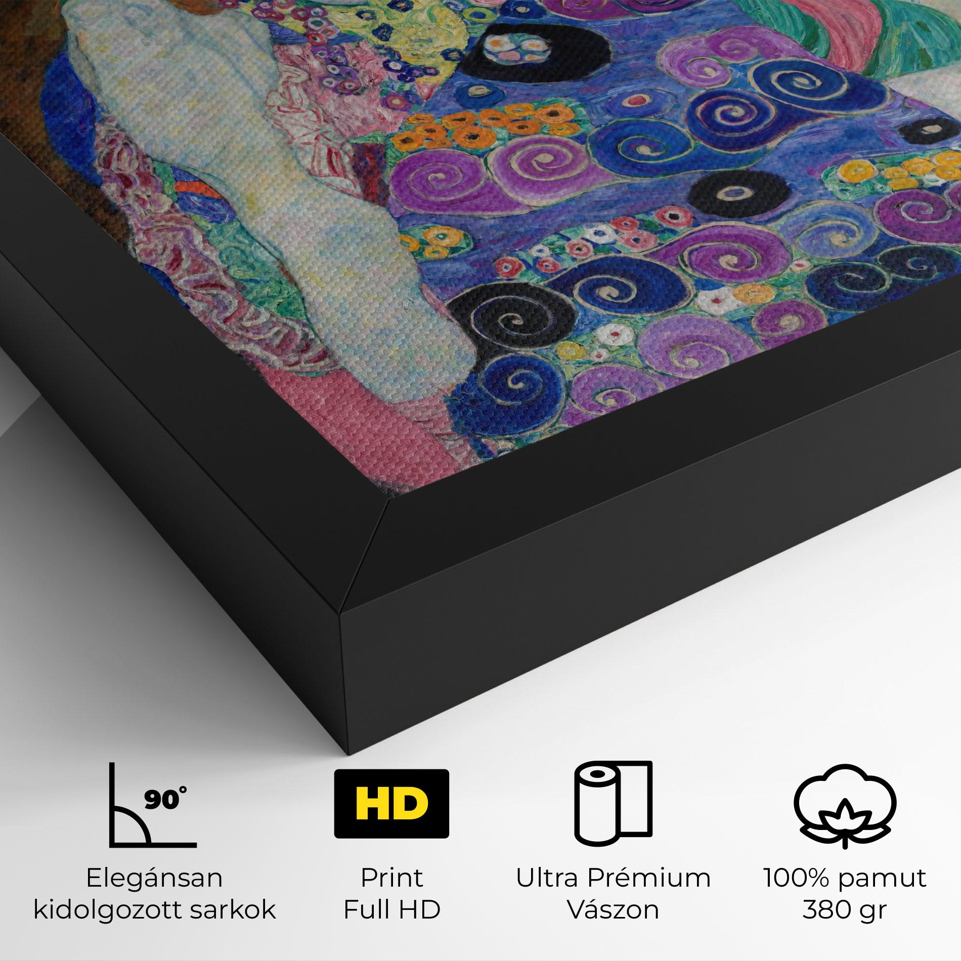 Vászonkép Klimt Die Jungfrau mockup 4