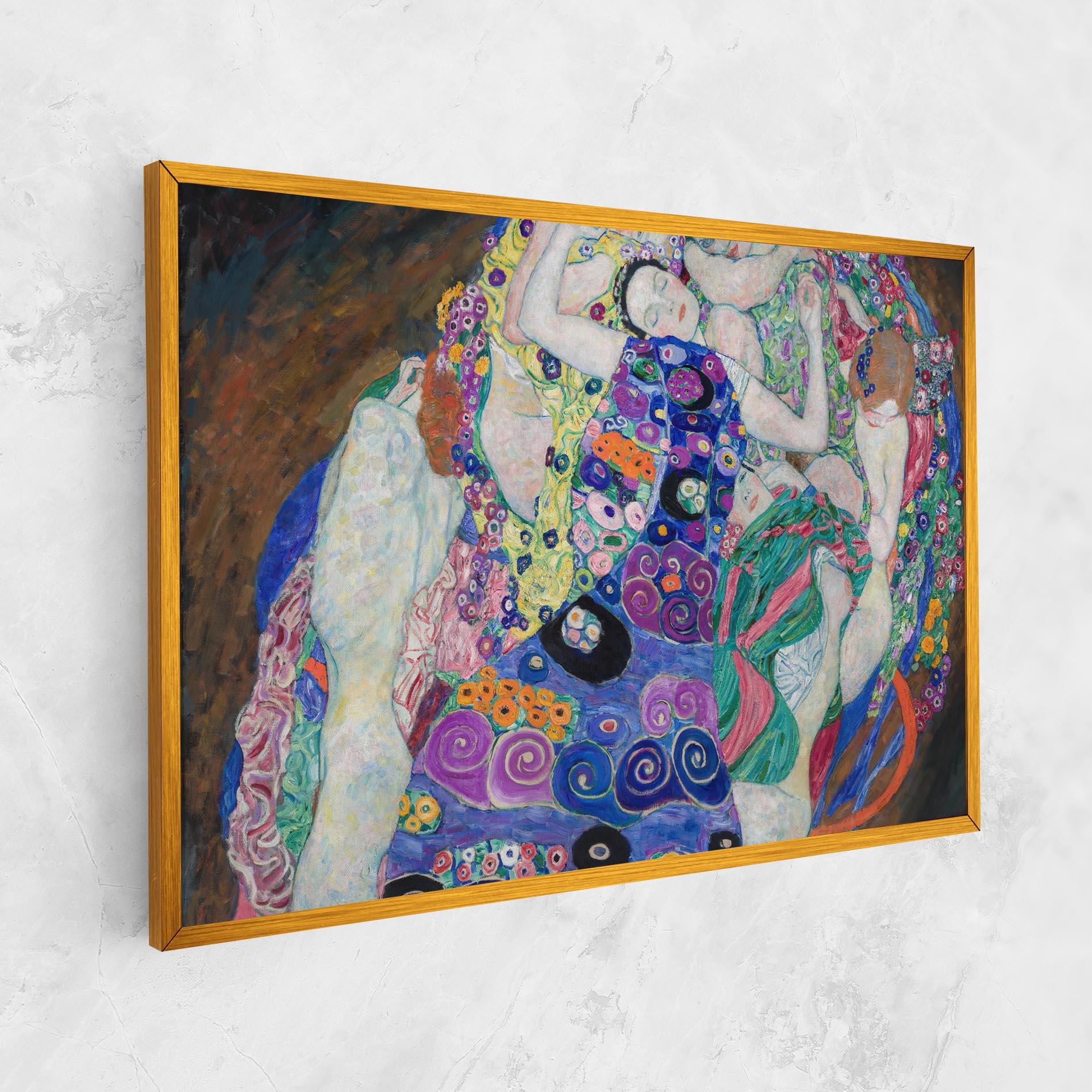 Vászonkép Klimt Die Jungfrau mockup 1