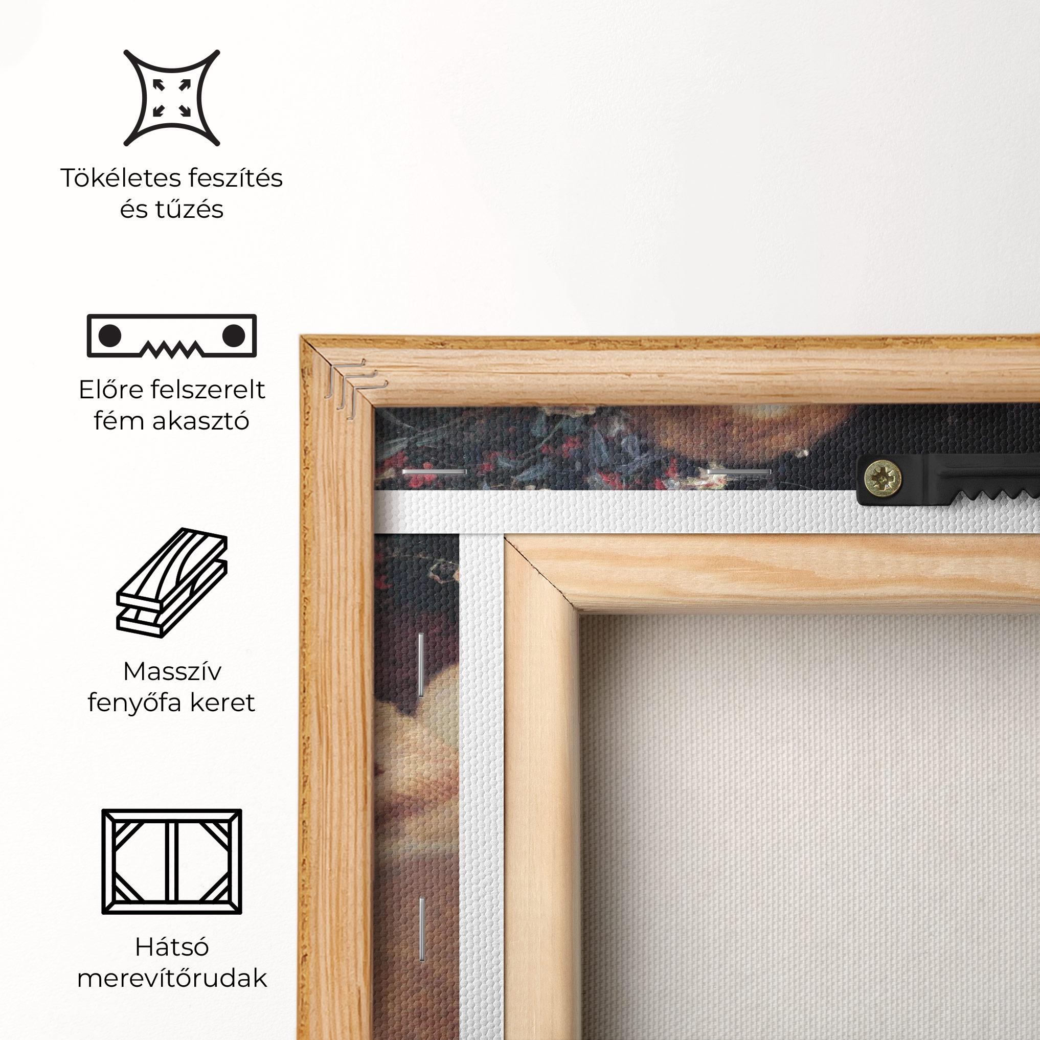 Vászonkép Gustav Klimt Pink Dress mockup 5