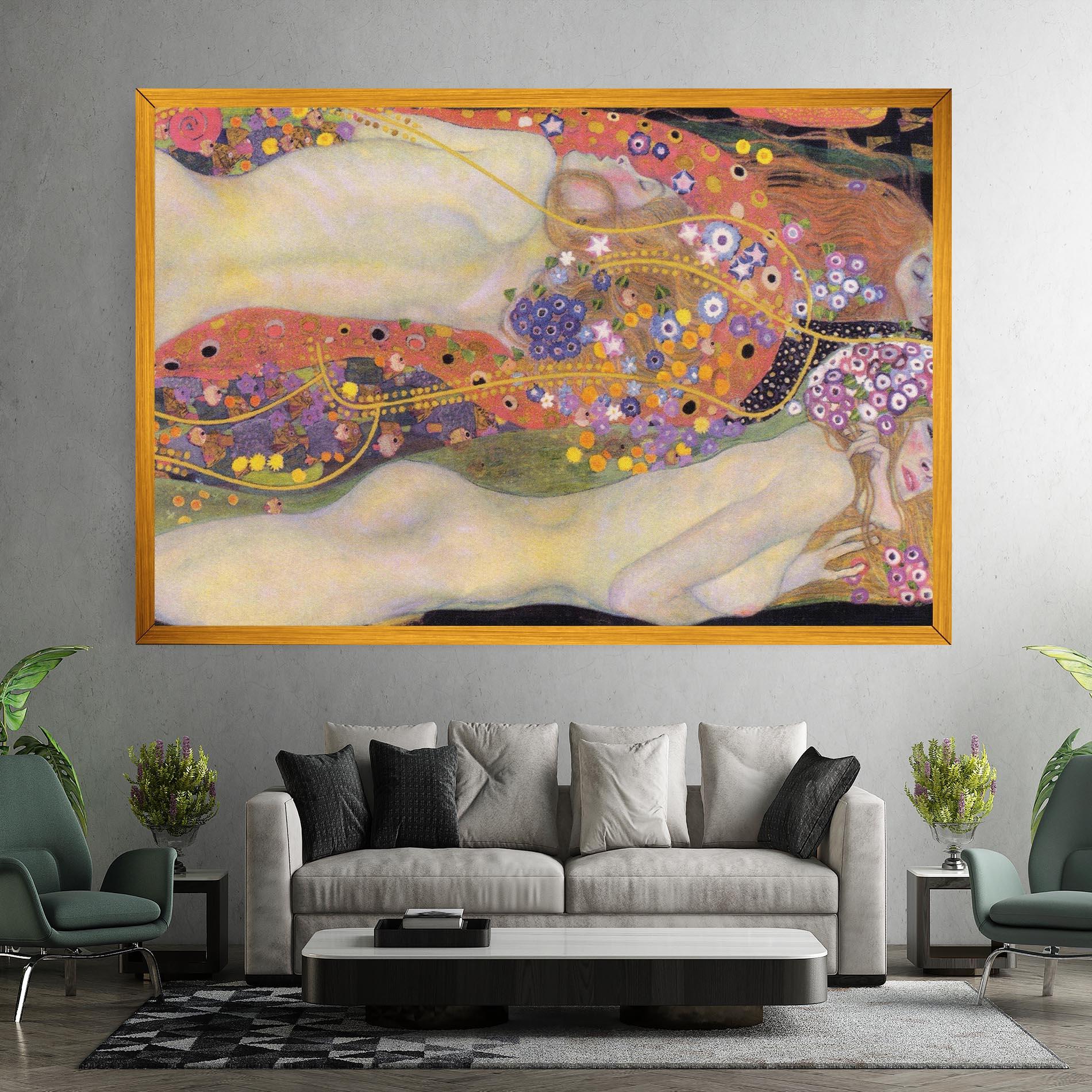 Vászonkép Water Serpents II mockup 7