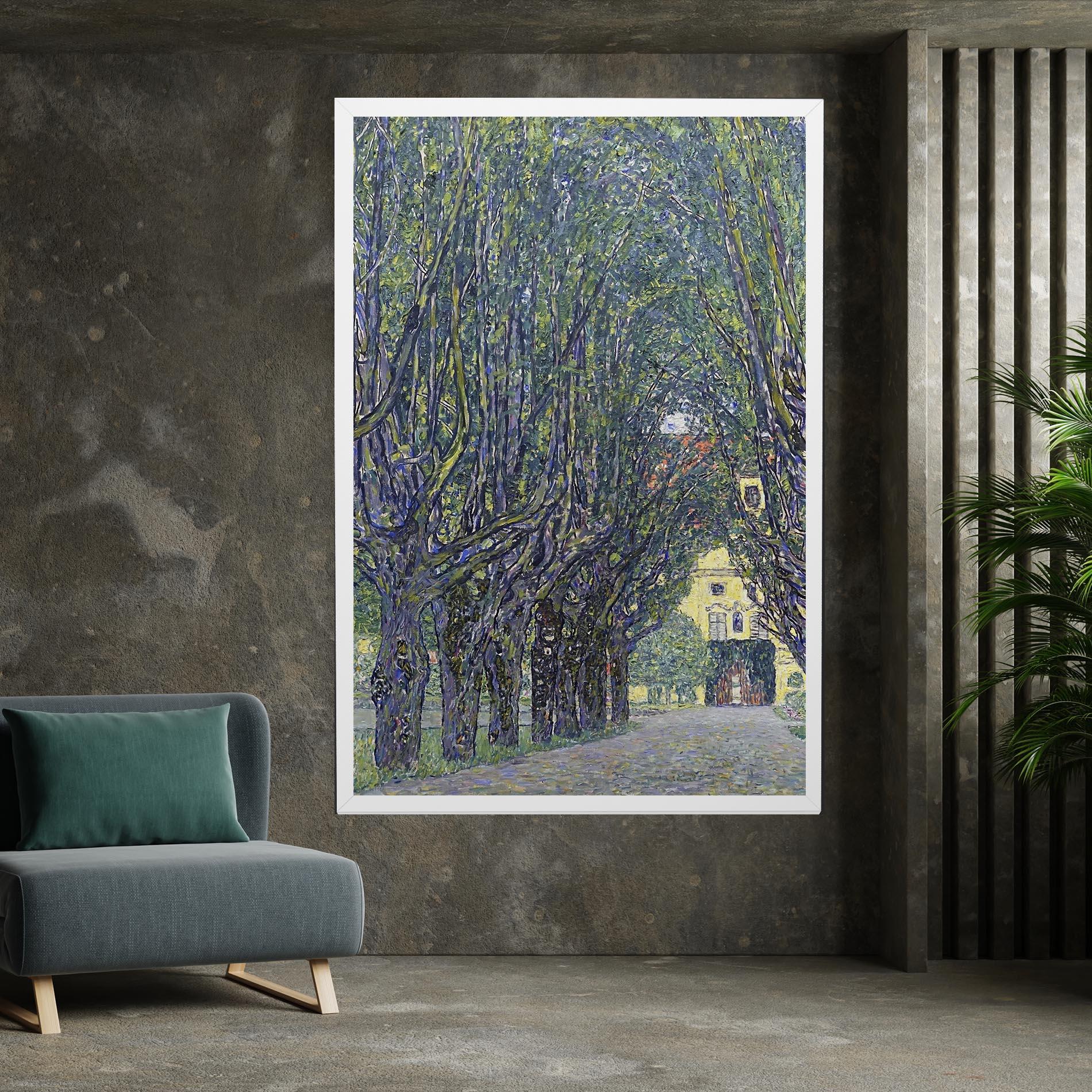 Vászonkép Allee At Schloss Kammer mockup 7