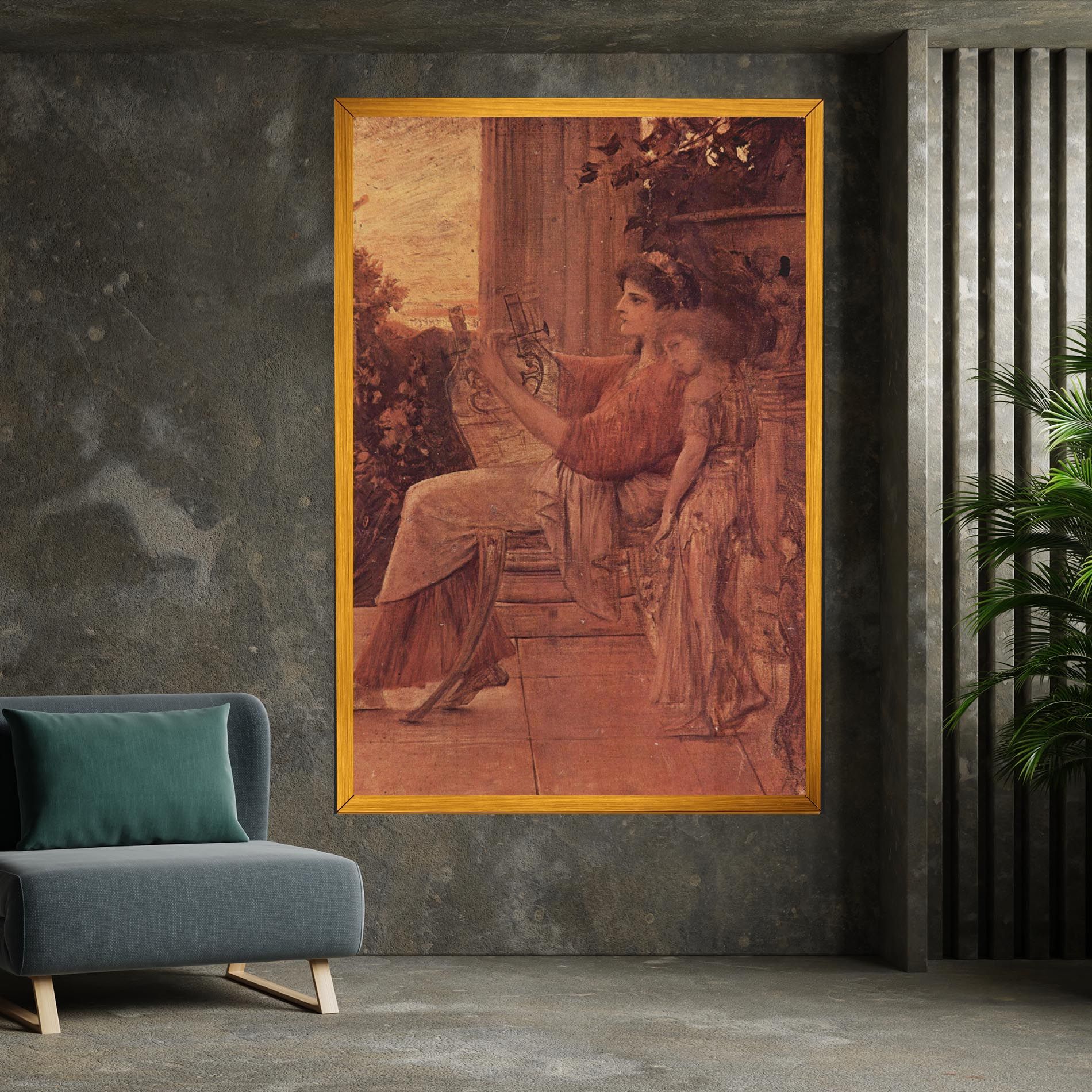 Gustav Klimt Painting mockup 7