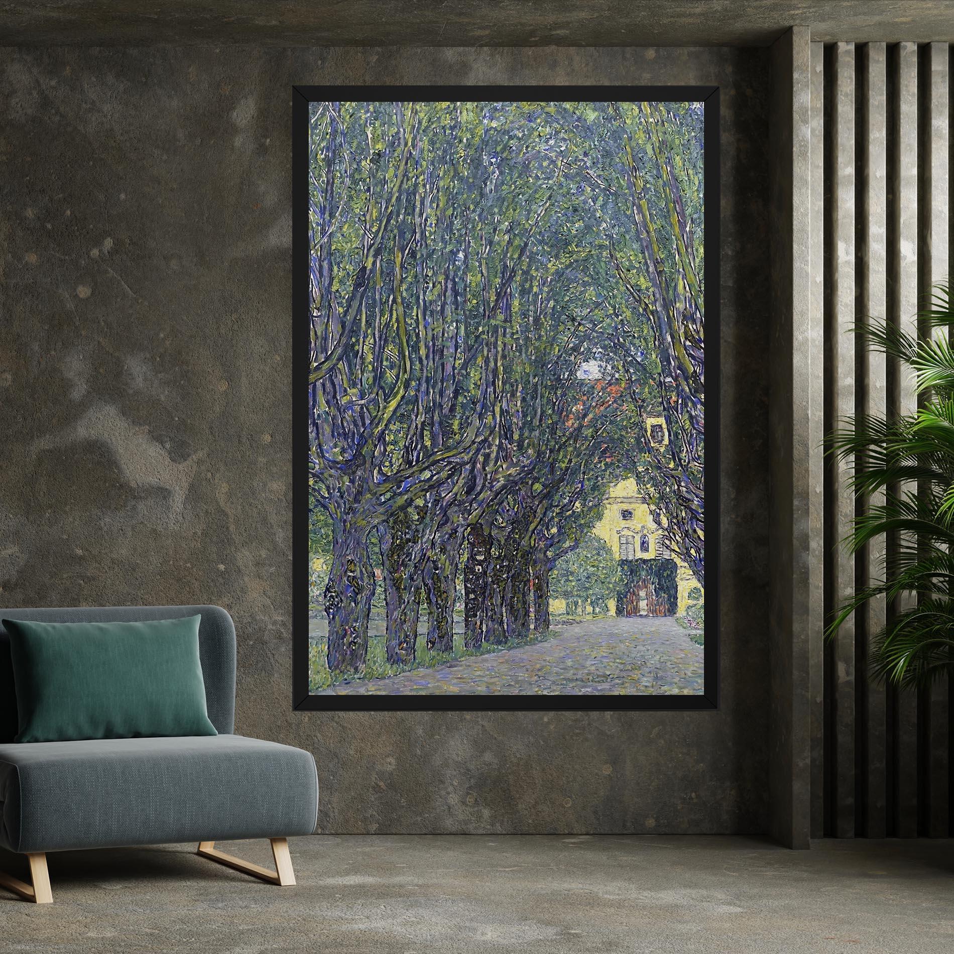 Vászonkép Allee At Schloss Kammer mockup 7