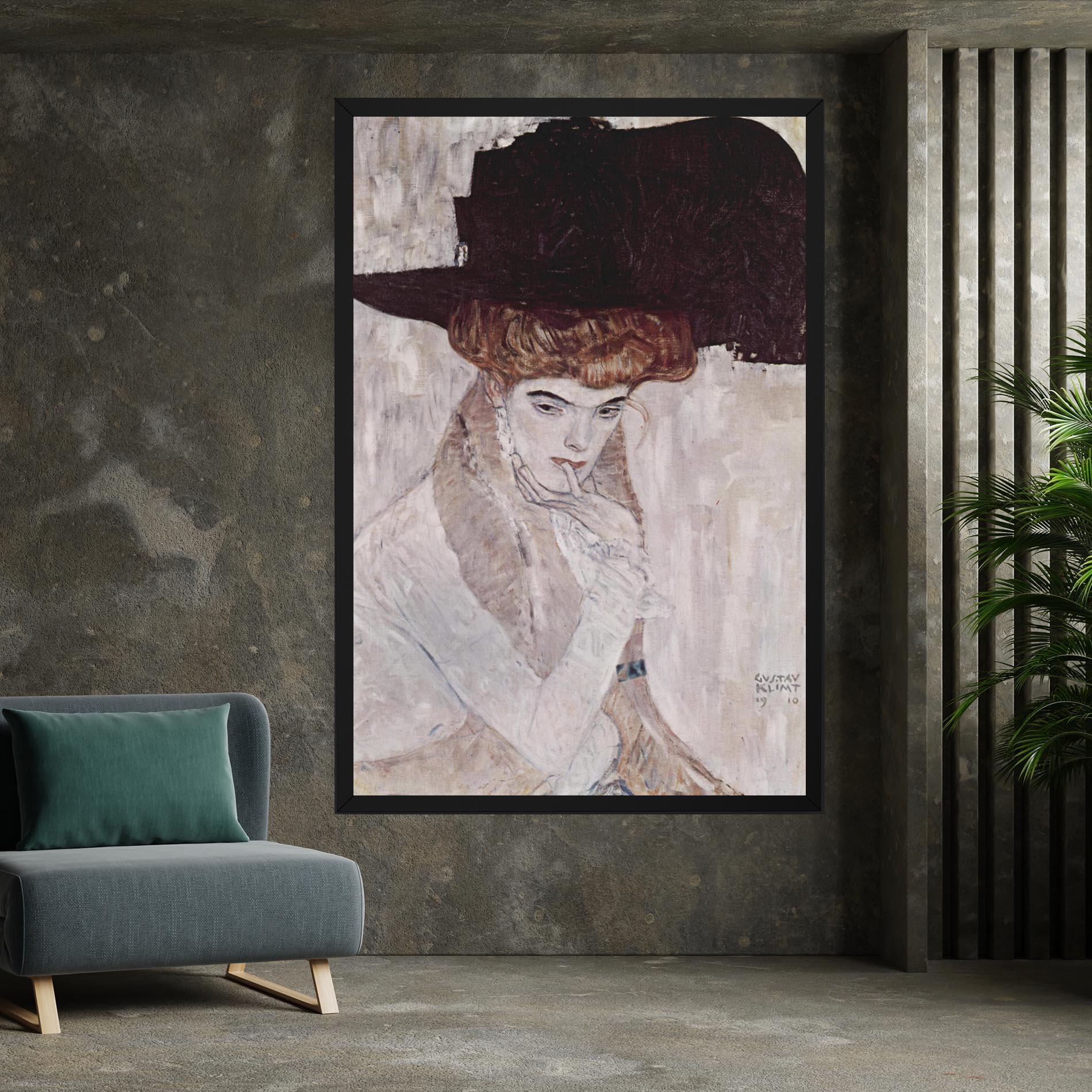 Vászonkép Klimt Woman mockup 7