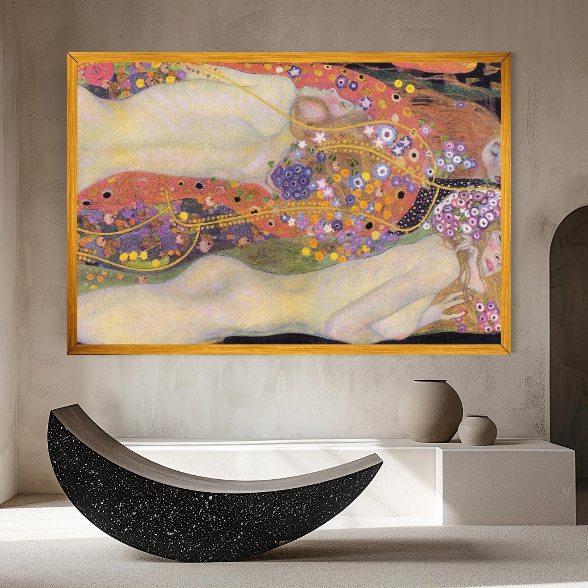 Vászonkép Water Serpents II mockup 8