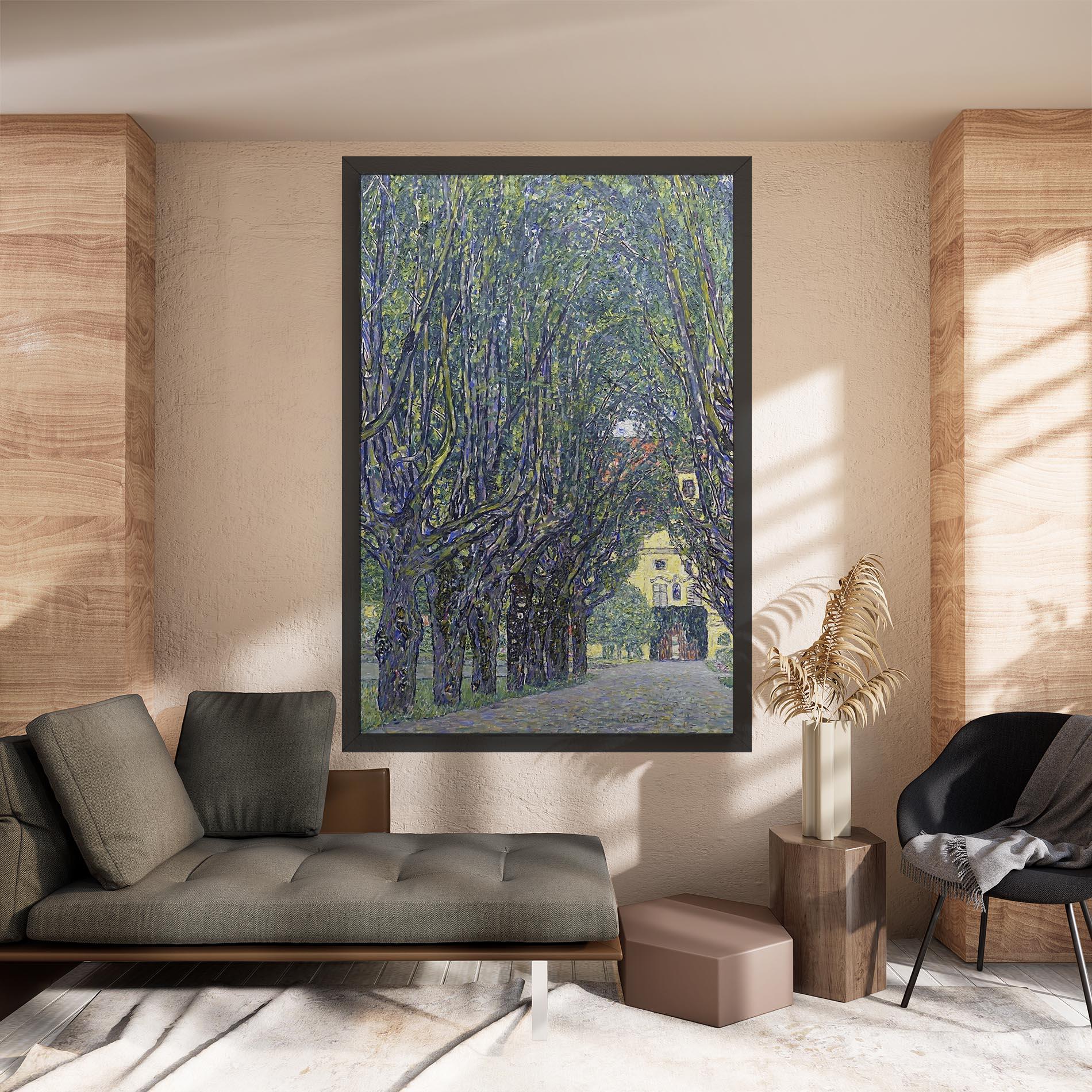 Vászonkép Allee At Schloss Kammer mockup 8