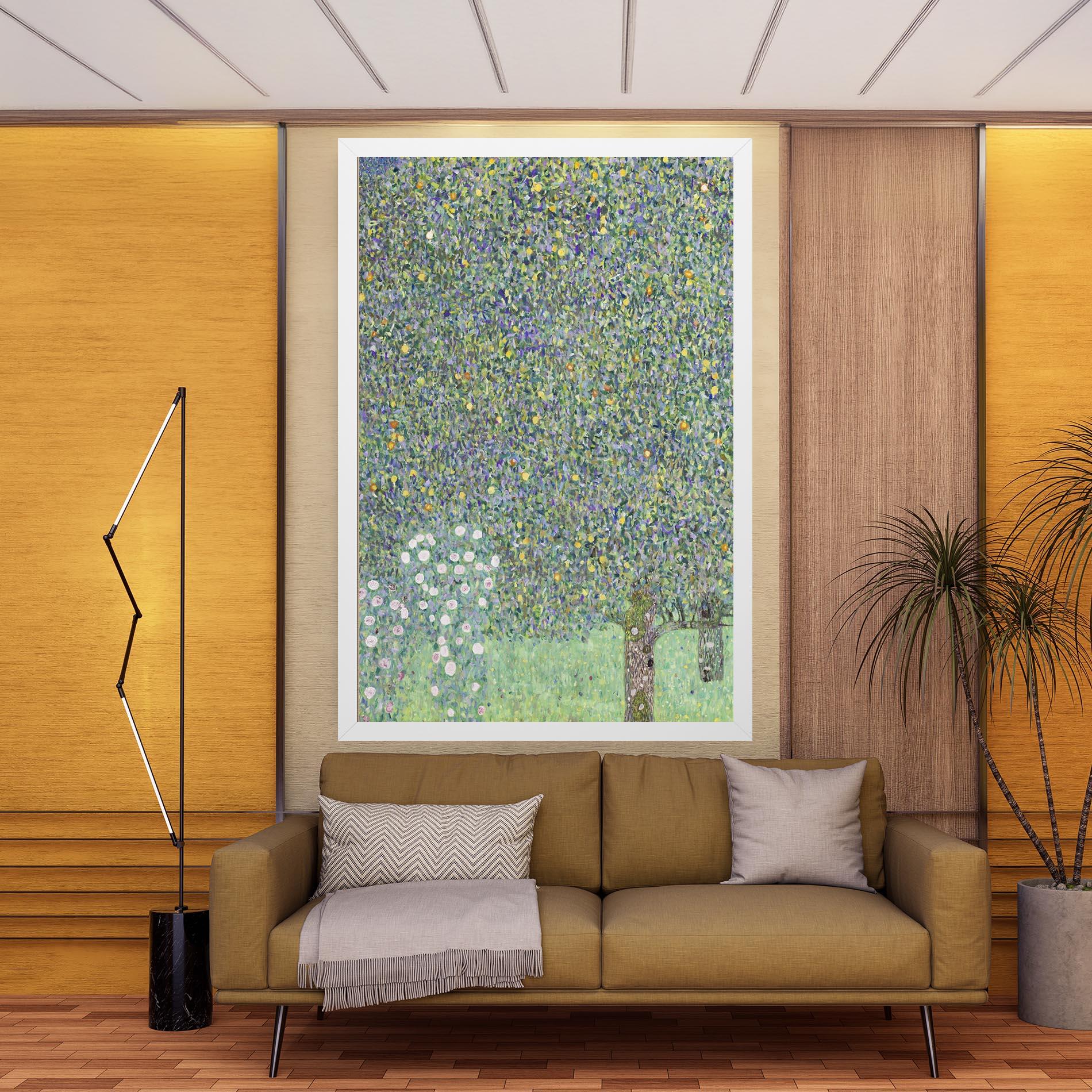 Vászonkép Rosebushes mockup 9