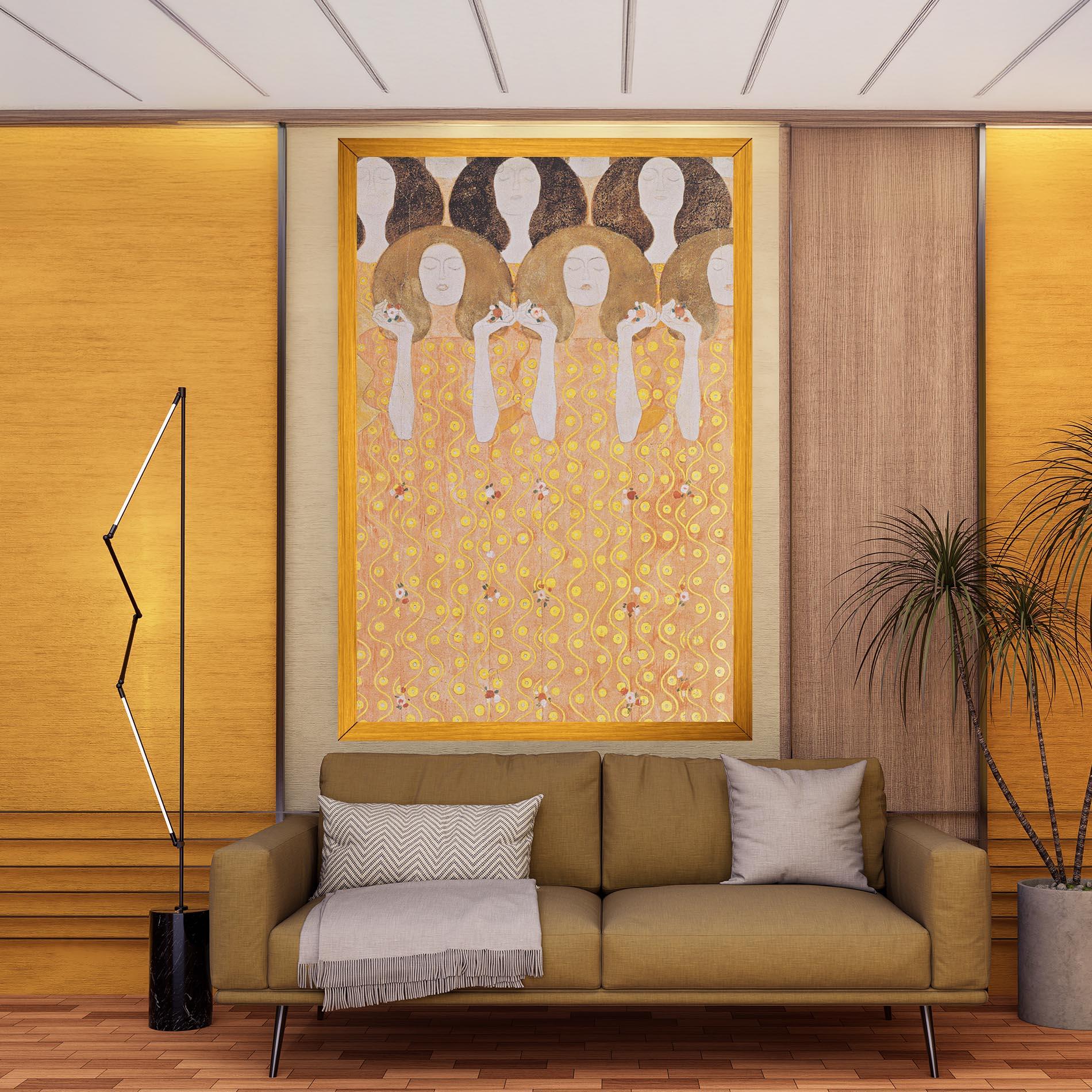 Vászonkép Beethoven Frieze mockup 9