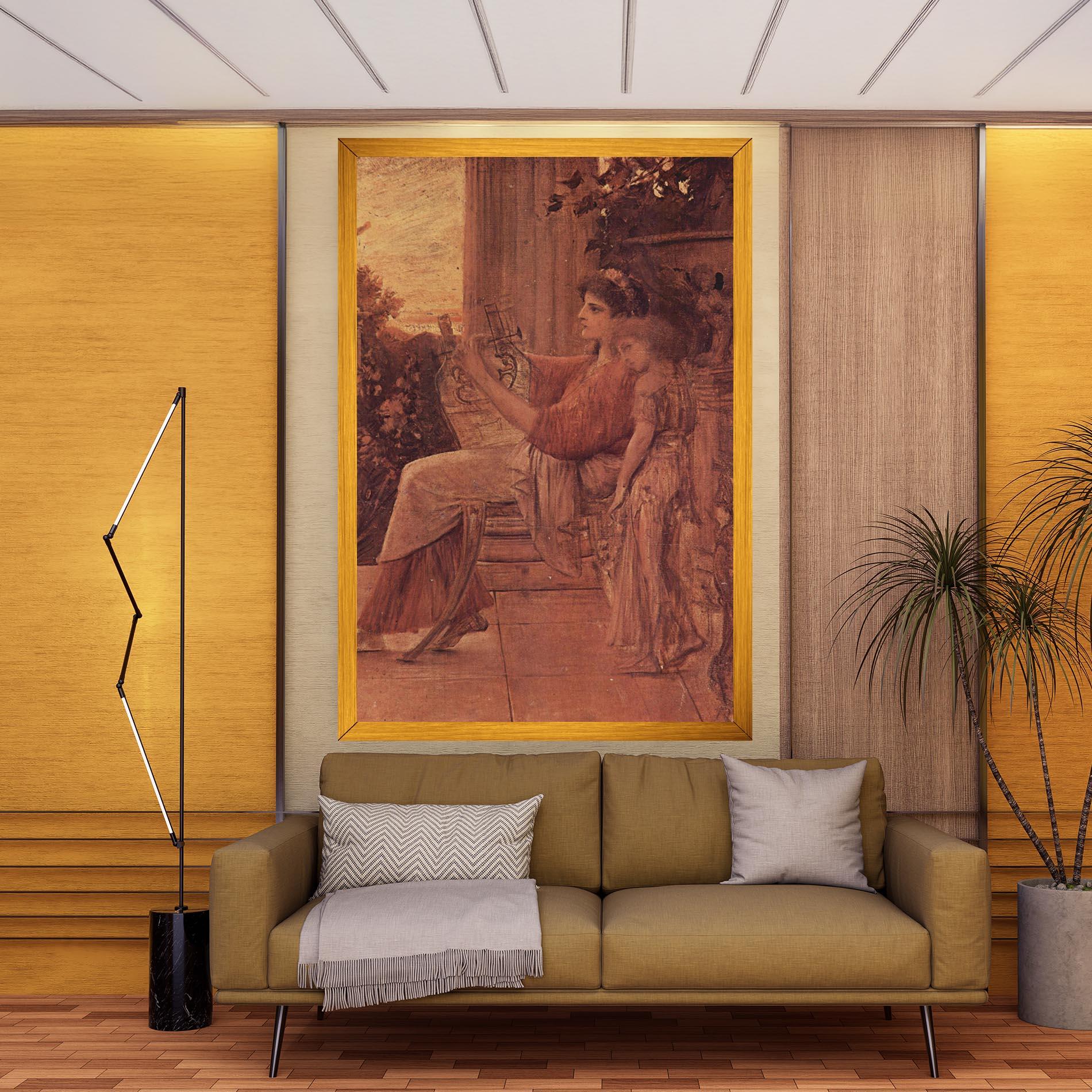 Vászonkép Gustav Klimt Painting mockup 9