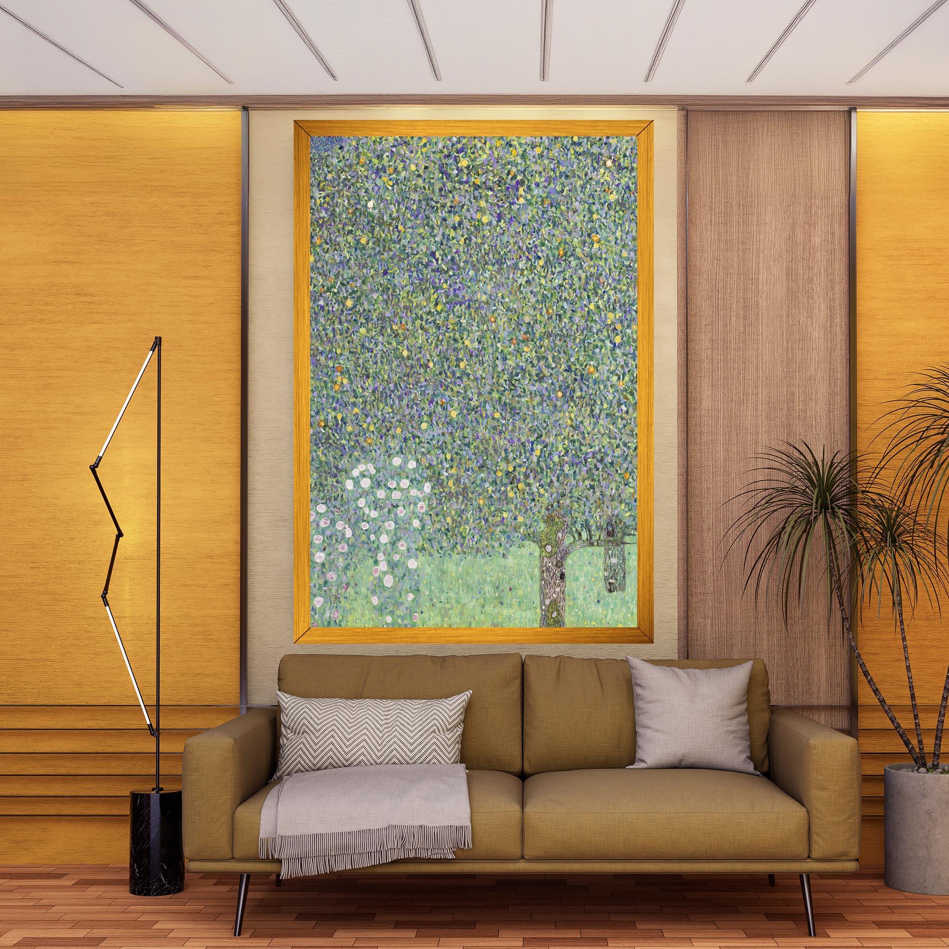 Vászonkép Rosebushes mockup 9