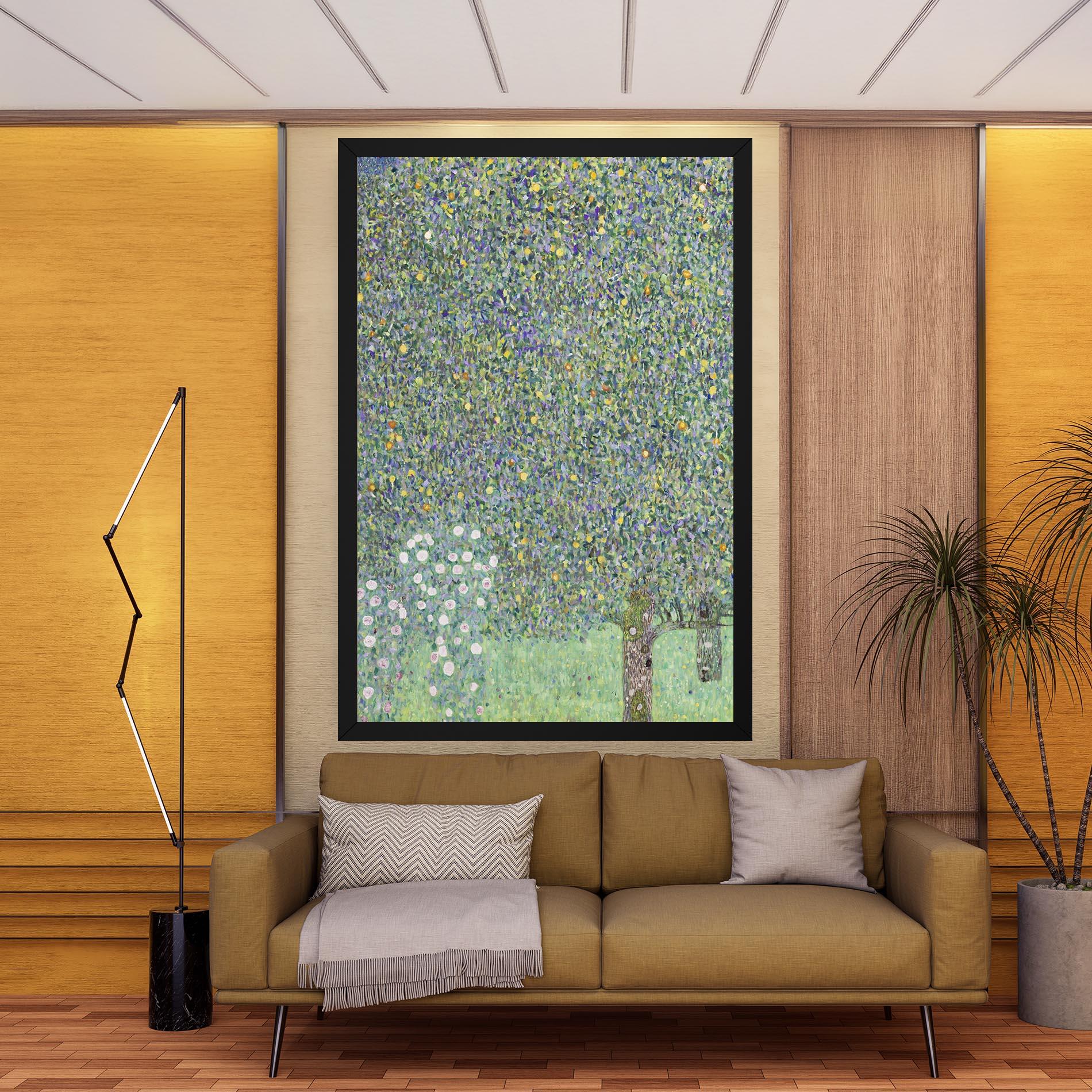 Vászonkép Rosebushes mockup 9