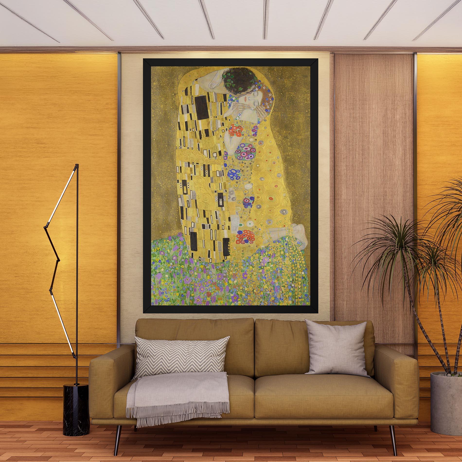 Vászonkép The Kiss mockup 9