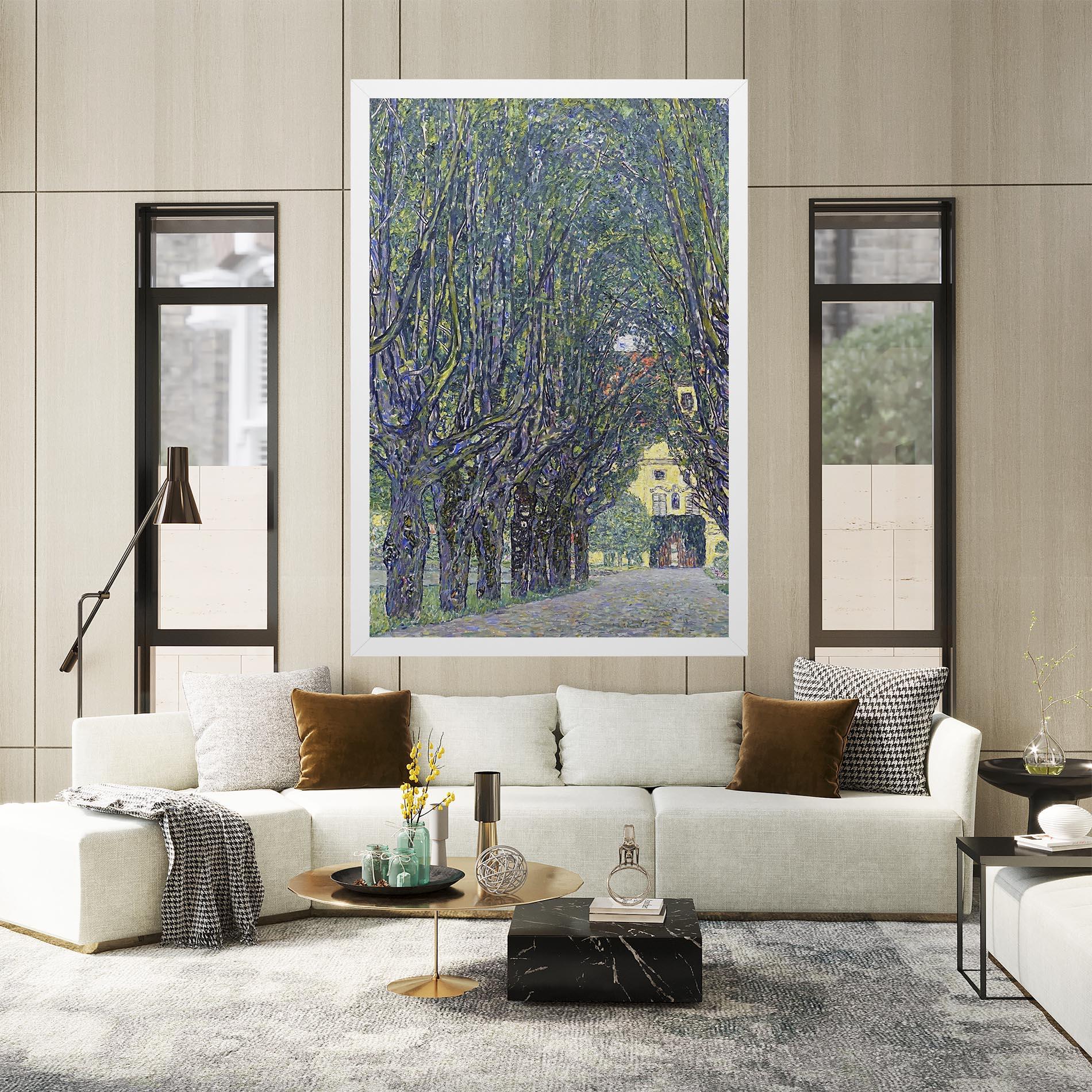 Vászonkép Allee At Schloss Kammer mockup 2