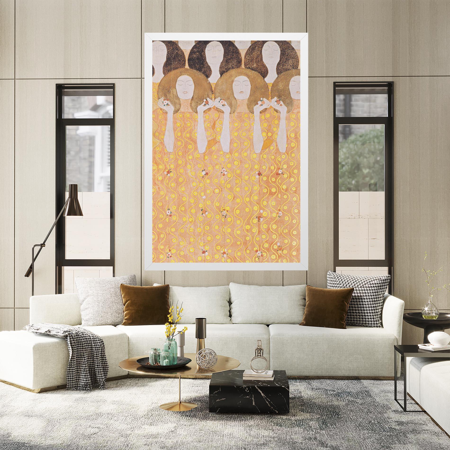 Vászonkép Beethoven Frieze mockup 2